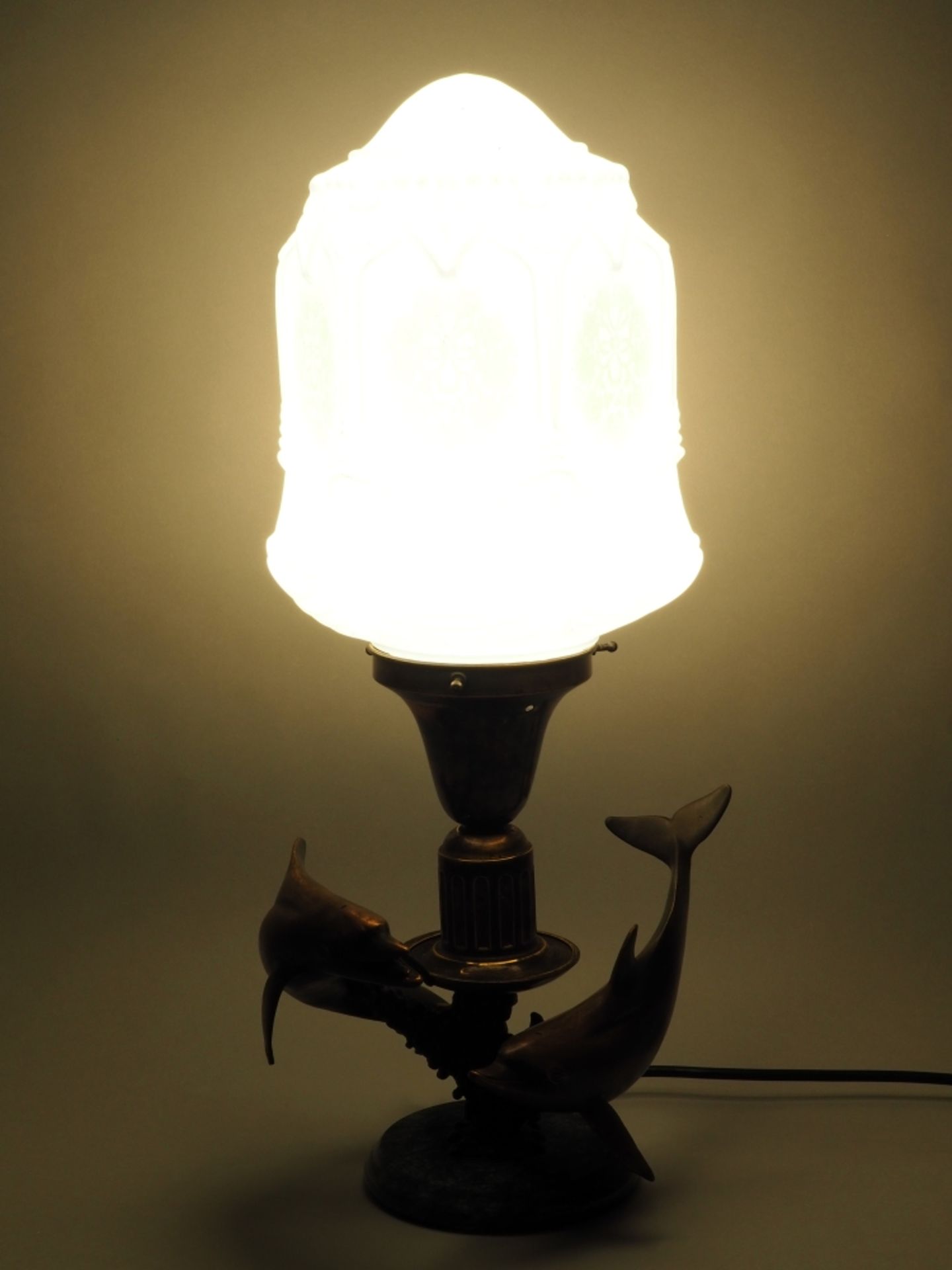 Large figure table lamp, early 20th century. - Image 3 of 4