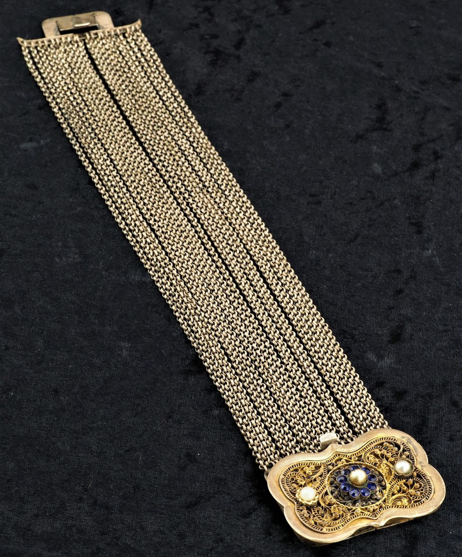 Biedermeier choker necklace around 1850, probably imperial Austria - Image 3 of 7