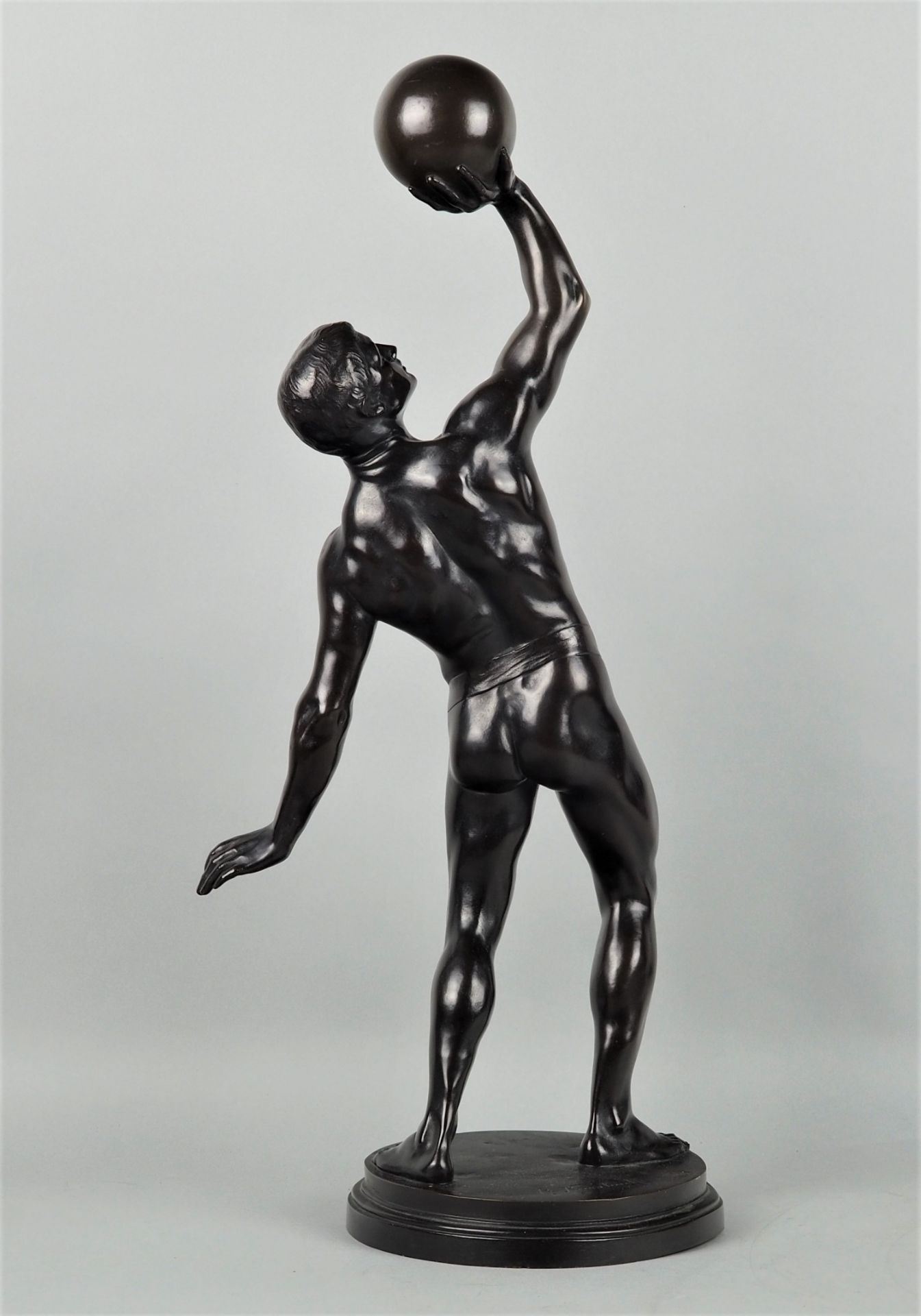 Kugelstoßer von Rudolf Kaesbach in Bronze - Bild 2 aus 4