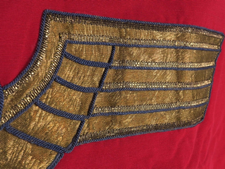 Unique piece: Third Reich, embroidered NS flag around 1933, Post Sports Club Augsburg & sovereign e - Image 15 of 22