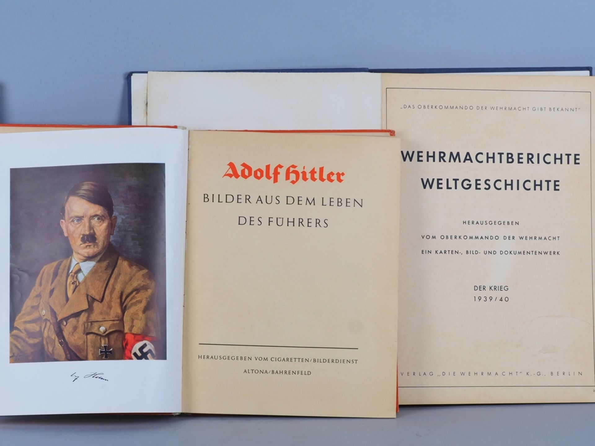 Literature 3rd Reich, Wehrmacht reports & "Adolf Hitler", 1936/1941. - Image 2 of 3