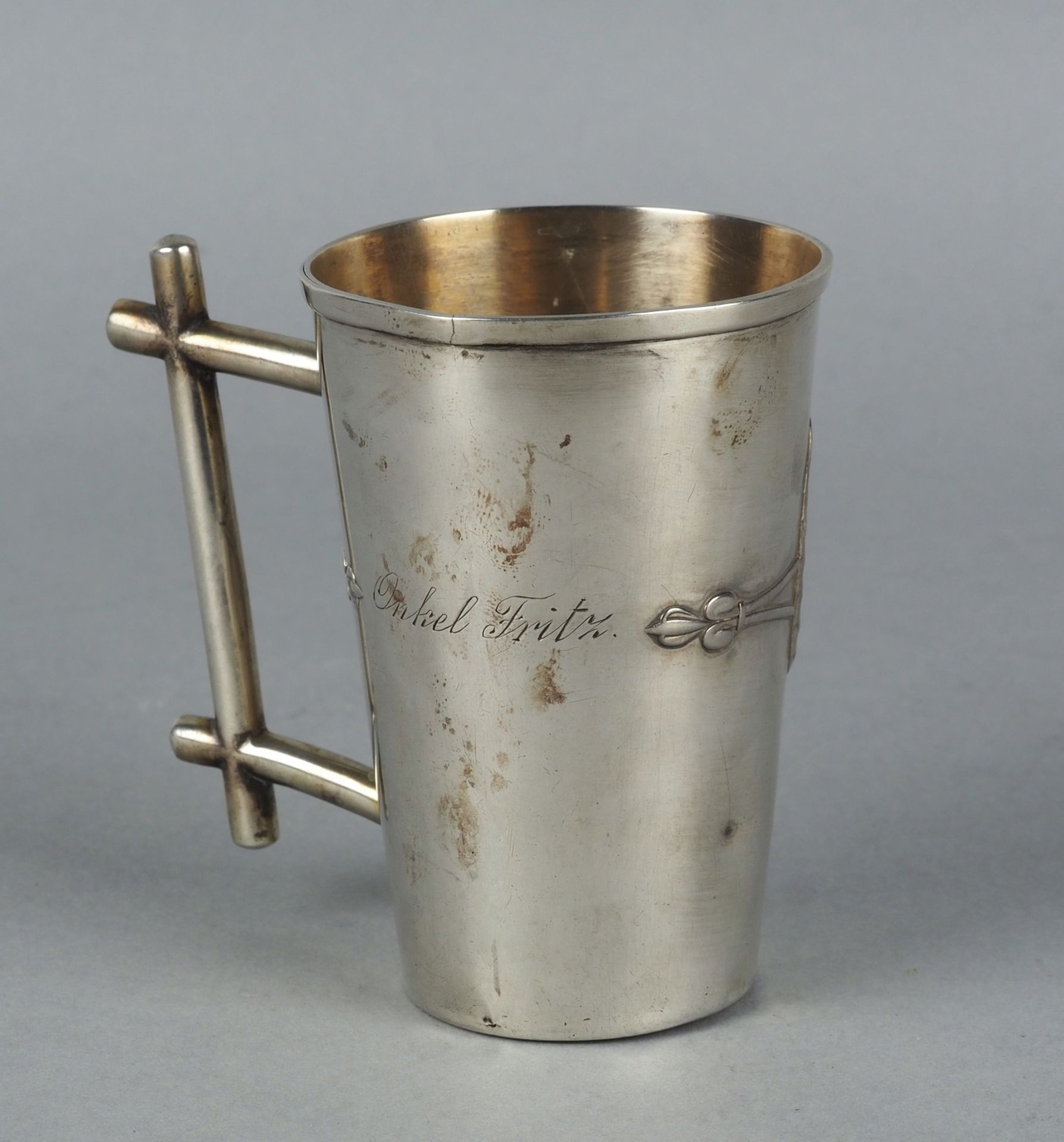 Art nouveau silver cup, Vereinigte Silberwarenfabriken, around 1906 - Image 2 of 3