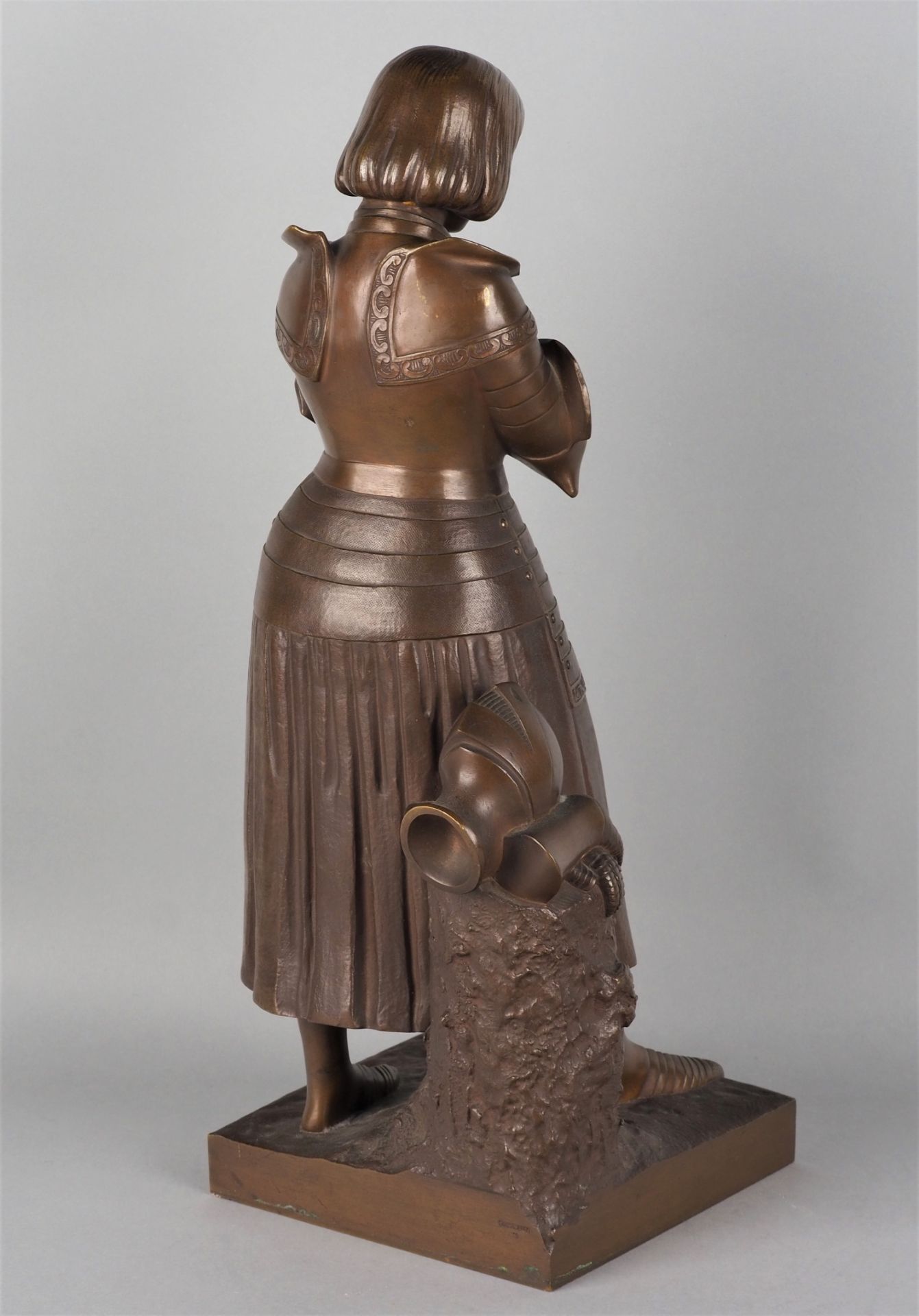 Bronzeskulptur Marie D'Orléans von Jeanne d´Arc, um 1910 - Bild 3 aus 6