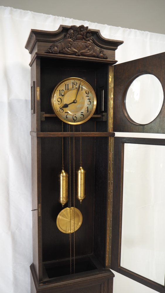 Longcase clock "Friedrich Mauthe Schwenningen", around 1900 - Image 8 of 9