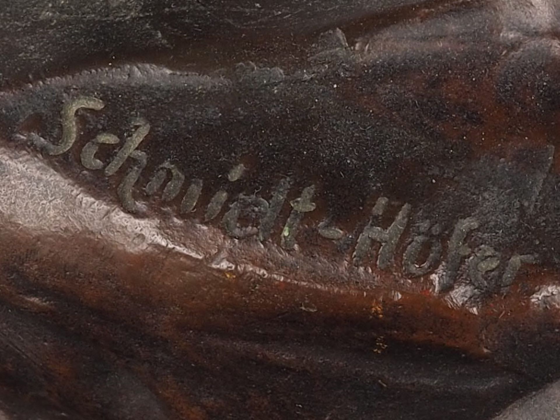 Bronze eines siegreichen Kriegers von Schmidt-Hofer - Bild 4 aus 4