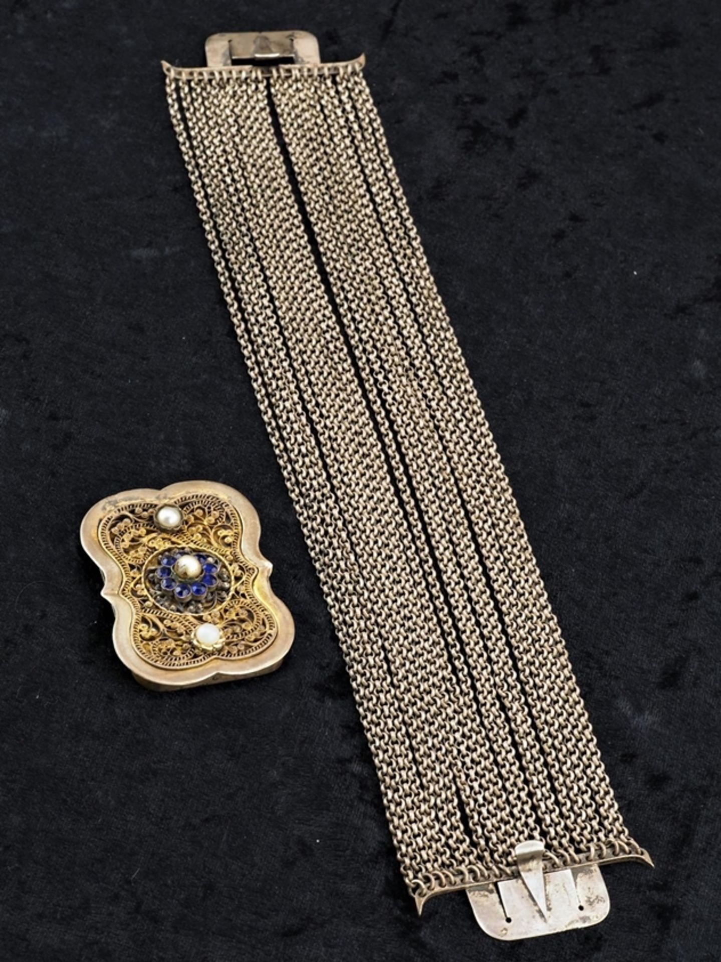 Biedermeier choker necklace around 1850, probably imperial Austria - Image 4 of 7