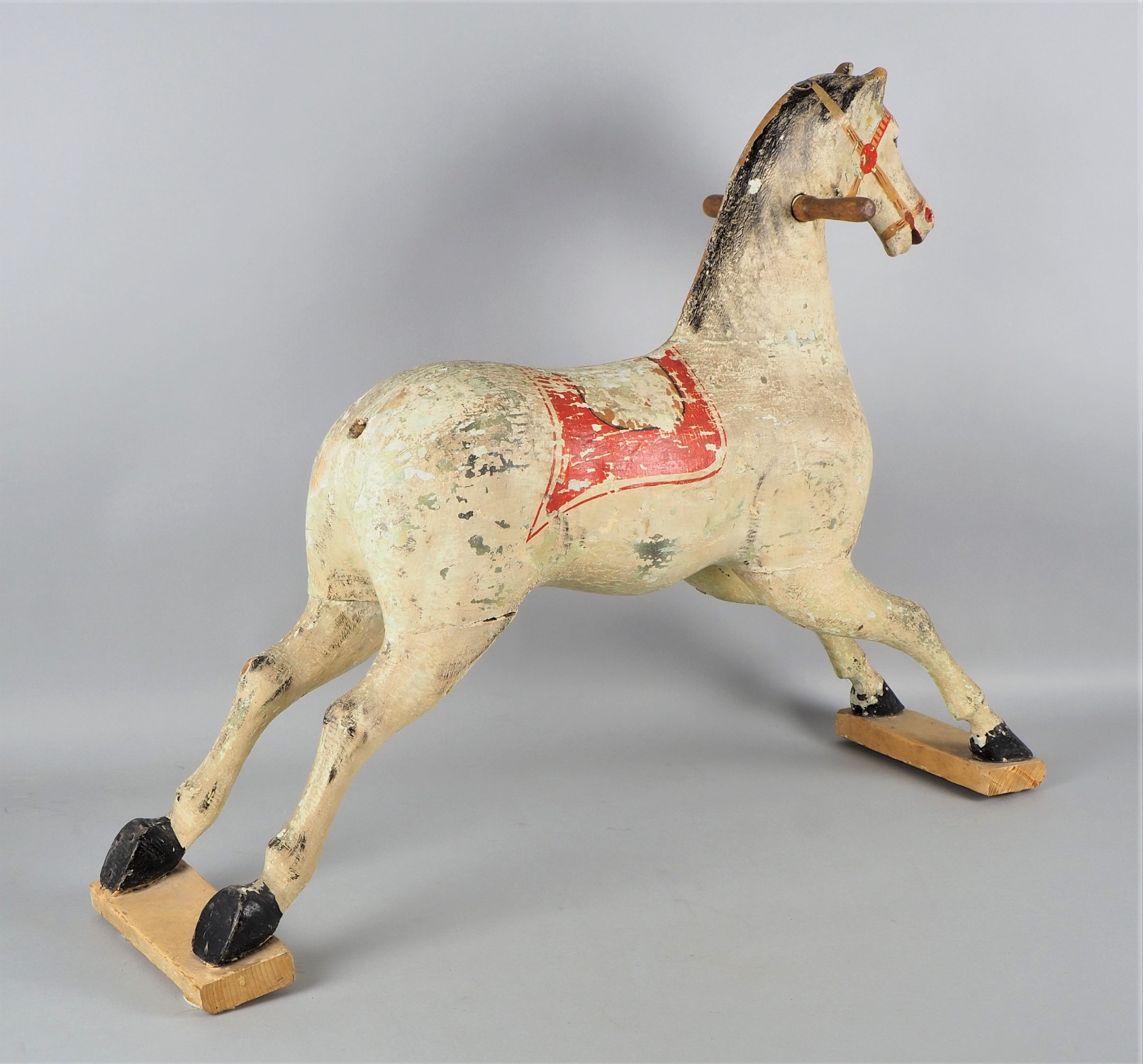 Wooden rocking horse or carousel horse, 20s/30s. - Image 2 of 3
