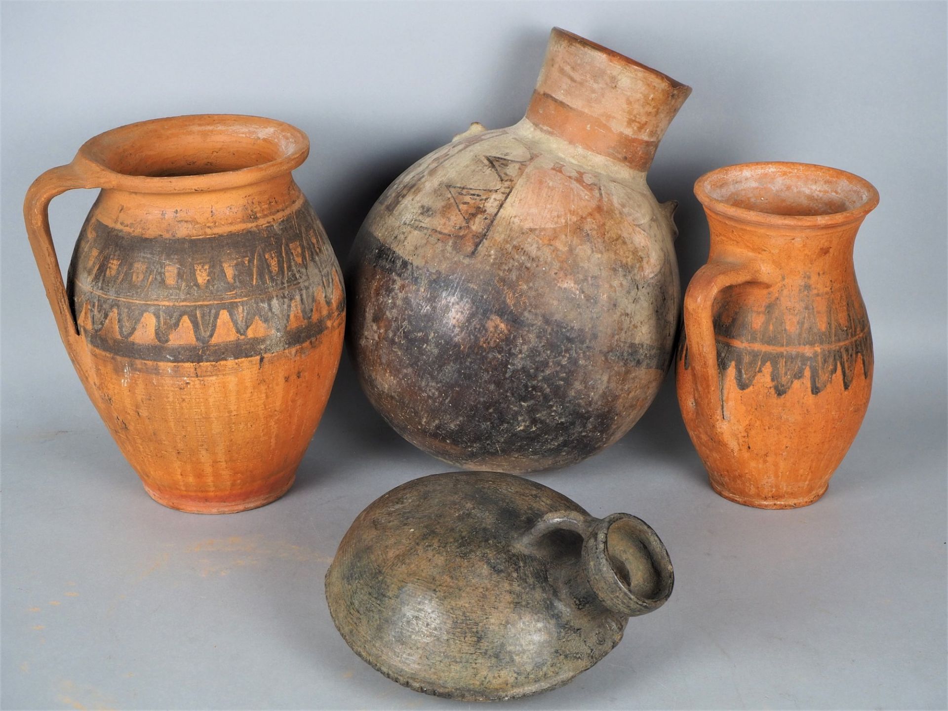 Mixed lot of South American clay vessels (13 pieces), Ecuador/Peru - Image 2 of 8