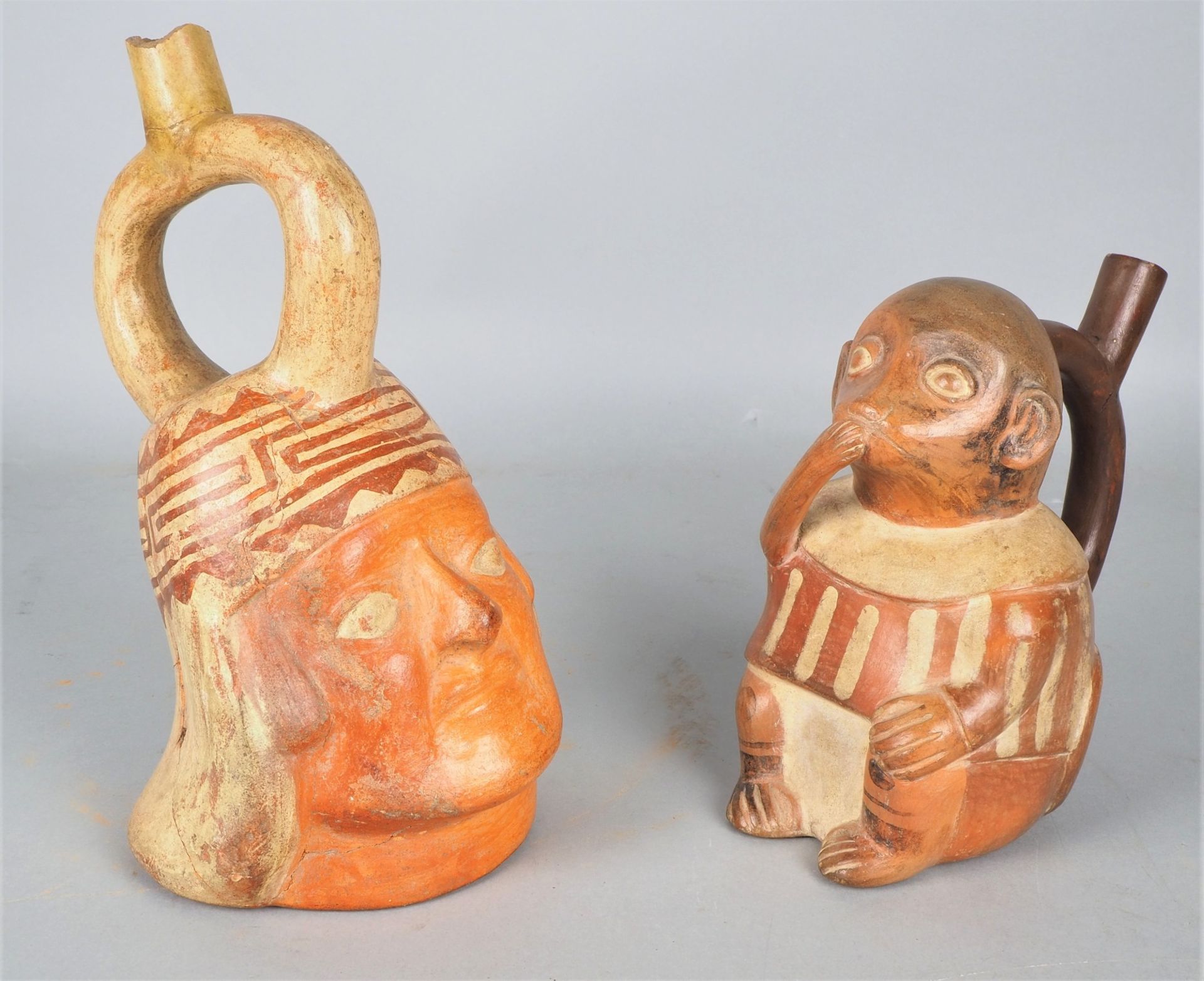 Mixed lot of South American clay vessels (13 pieces), Ecuador/Peru - Image 6 of 8