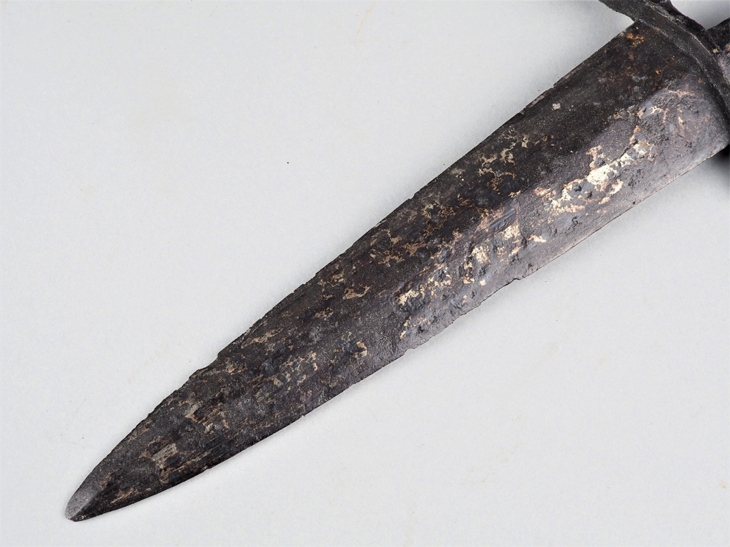 Swiss dagger, Middle Ages (medieval) end 14th century. - Image 6 of 6