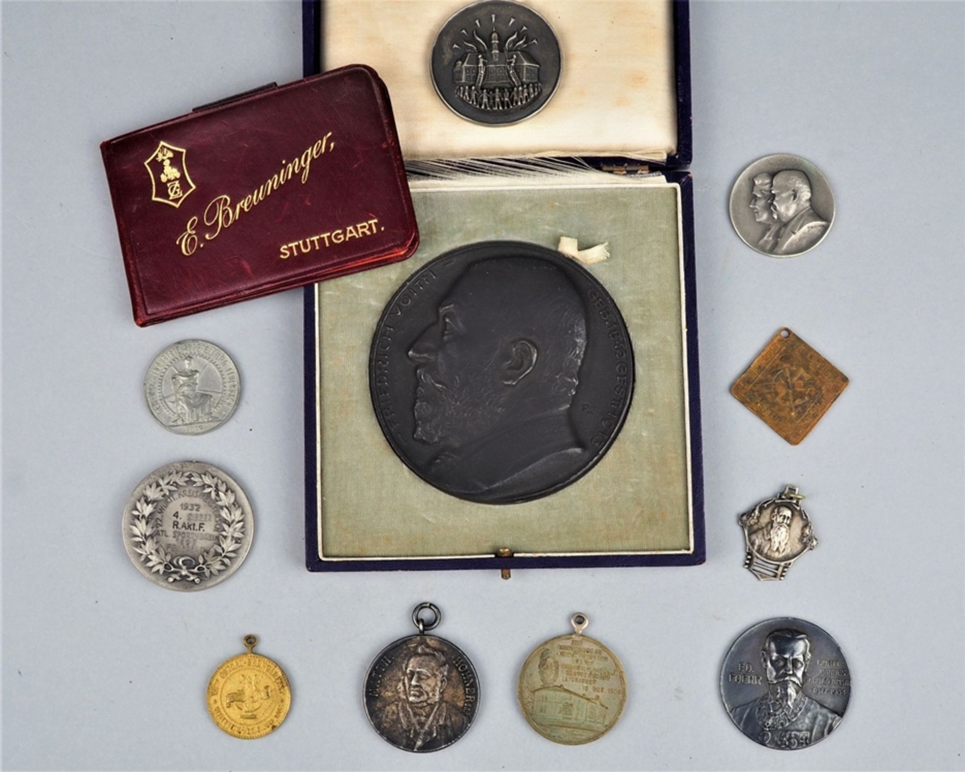 Konvolut seltene Medaillen Königreich Württemberg, um 1900