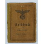 Wehrmacht Soldbuch, Landesschützen-Bataillon 807