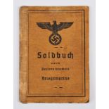 Wehrmacht, Kriegsmarine Soldbuch, Bandenkampf Auszeichnung