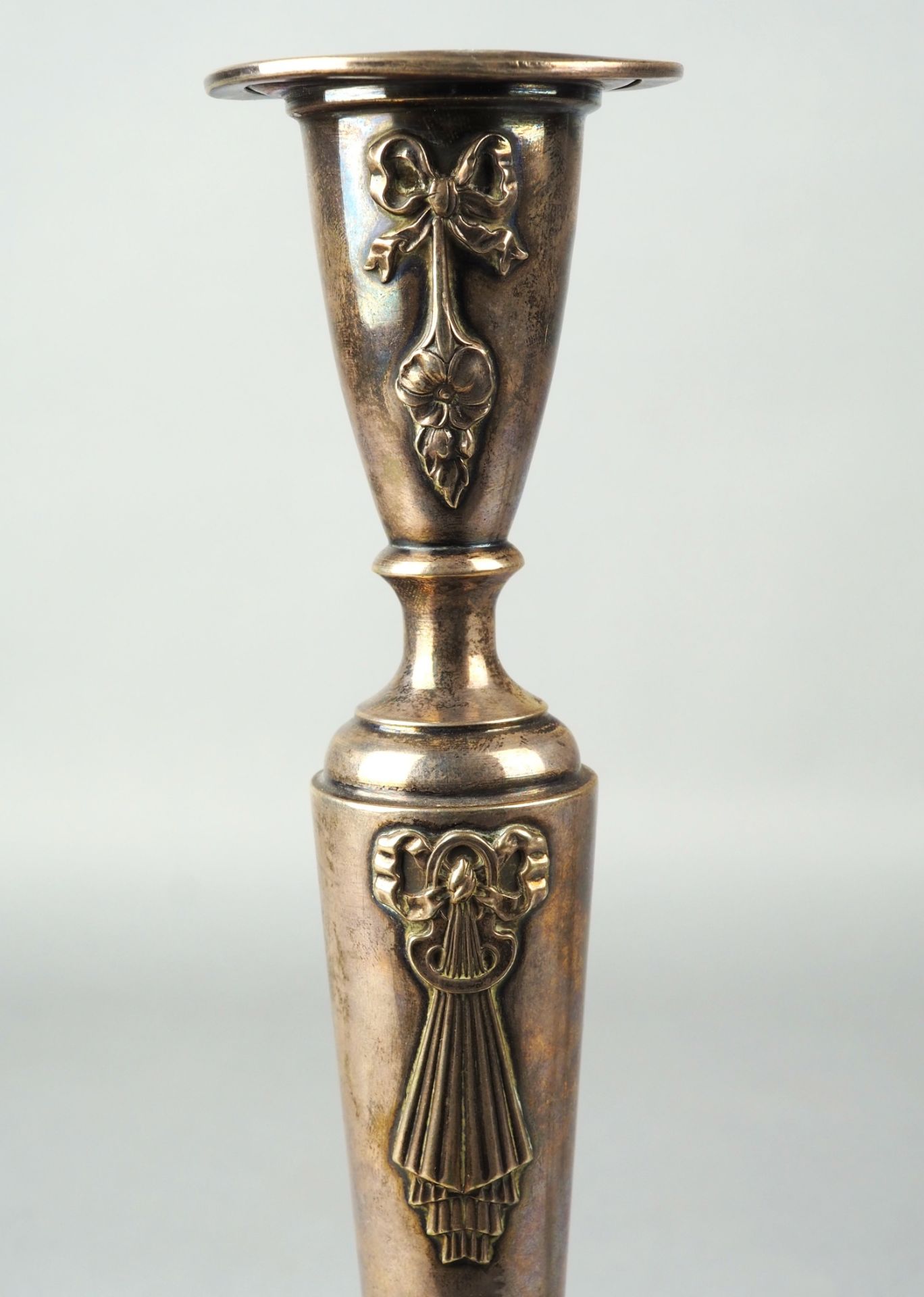 Silver candelabra, Eduard Friedmann, Vienna, around 1900. - Image 5 of 8