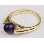 14kt. Gelbgold Amethyst Ring