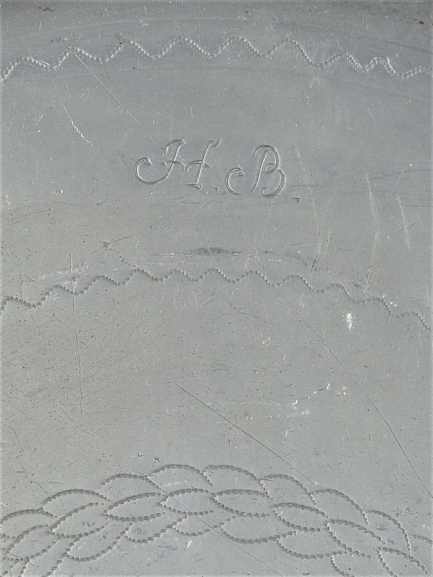 Pewter plate, 1788 - Image 2 of 4