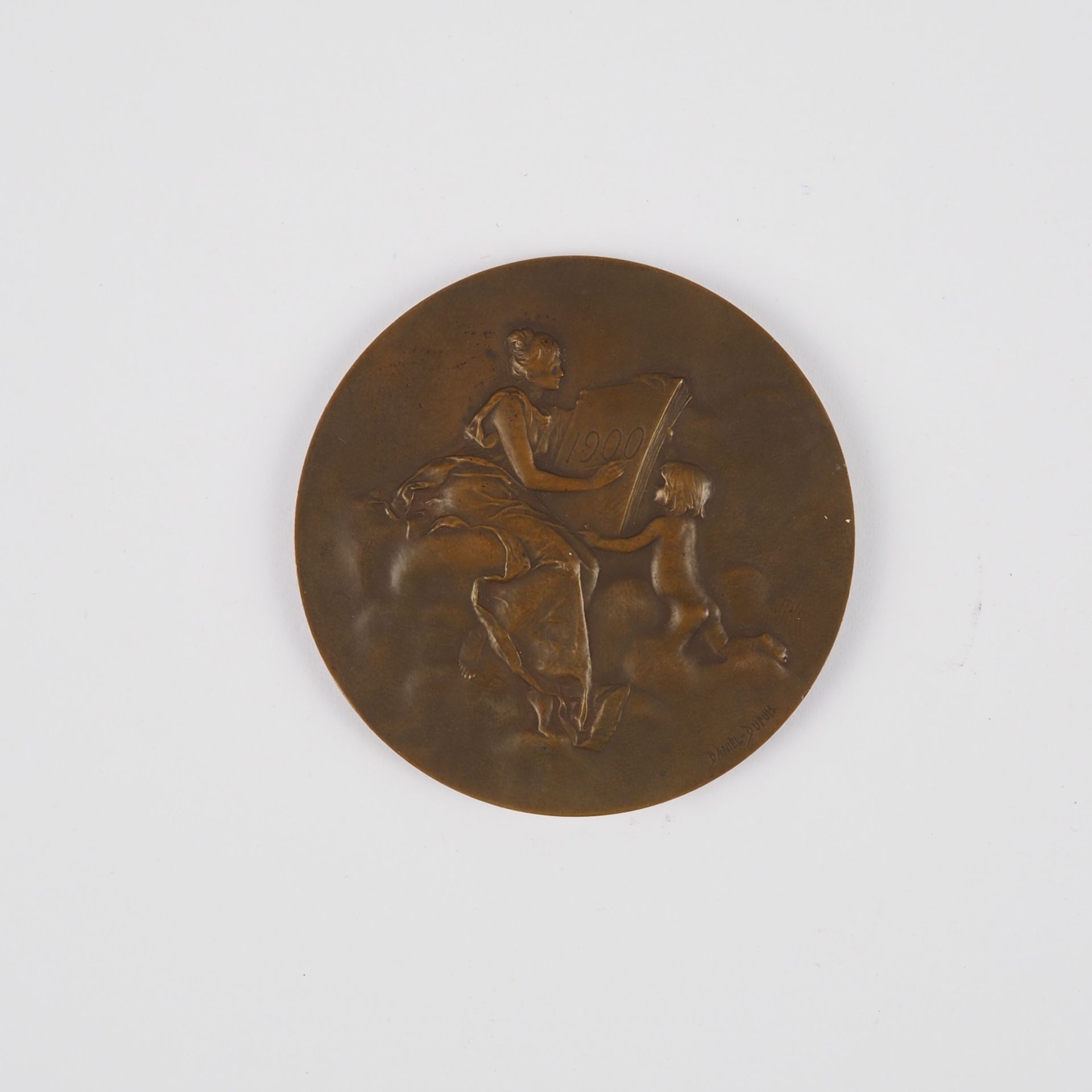 Frankreich Bronze Medaille 1900, Monnaie De Paris, Daniel-Dupuis - Bild 3 aus 3