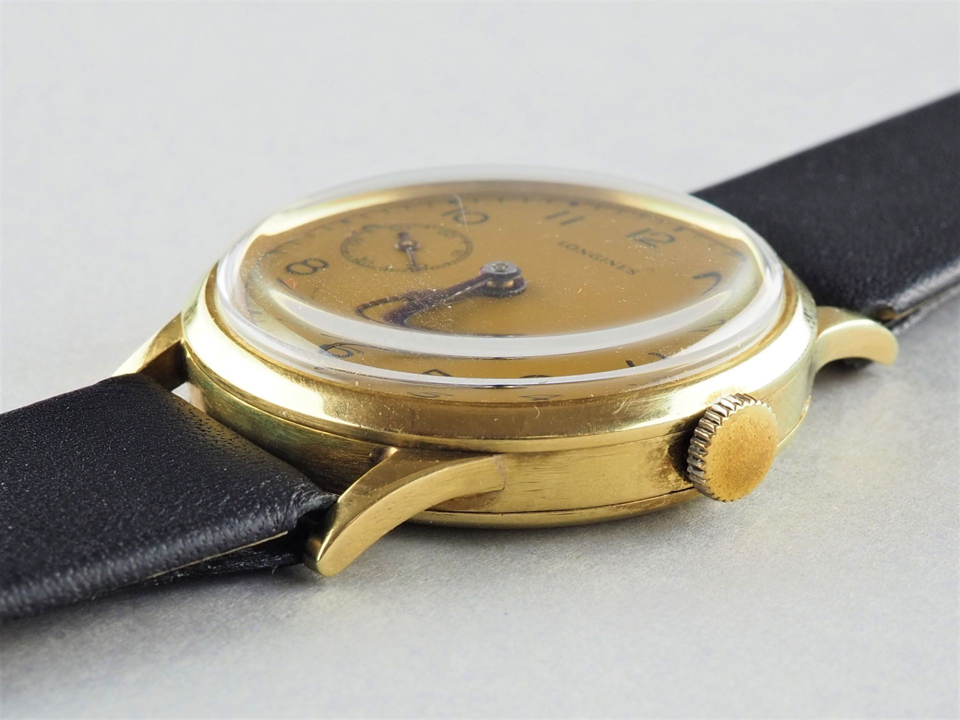 Longines Armbanduhr, 14K Gold, 1940er Jahre - Bild 3 aus 6