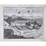 Seltener Kupferstich um 1730, Augustinerkloster Oberndorf, Johann Matthias Steidlin (1717-1754)