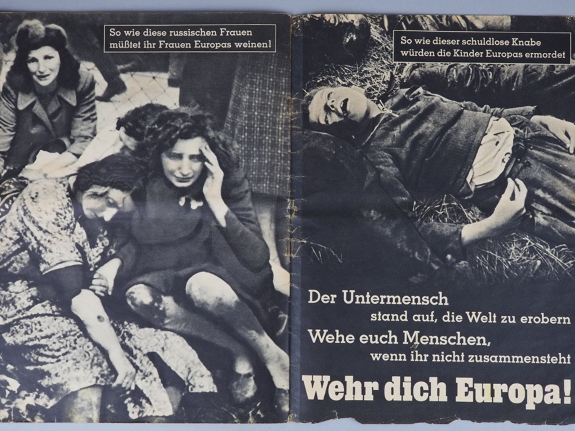 "Der Untermensch" - SS-Hauptamt, rare propaganda magazine. - Image 11 of 12