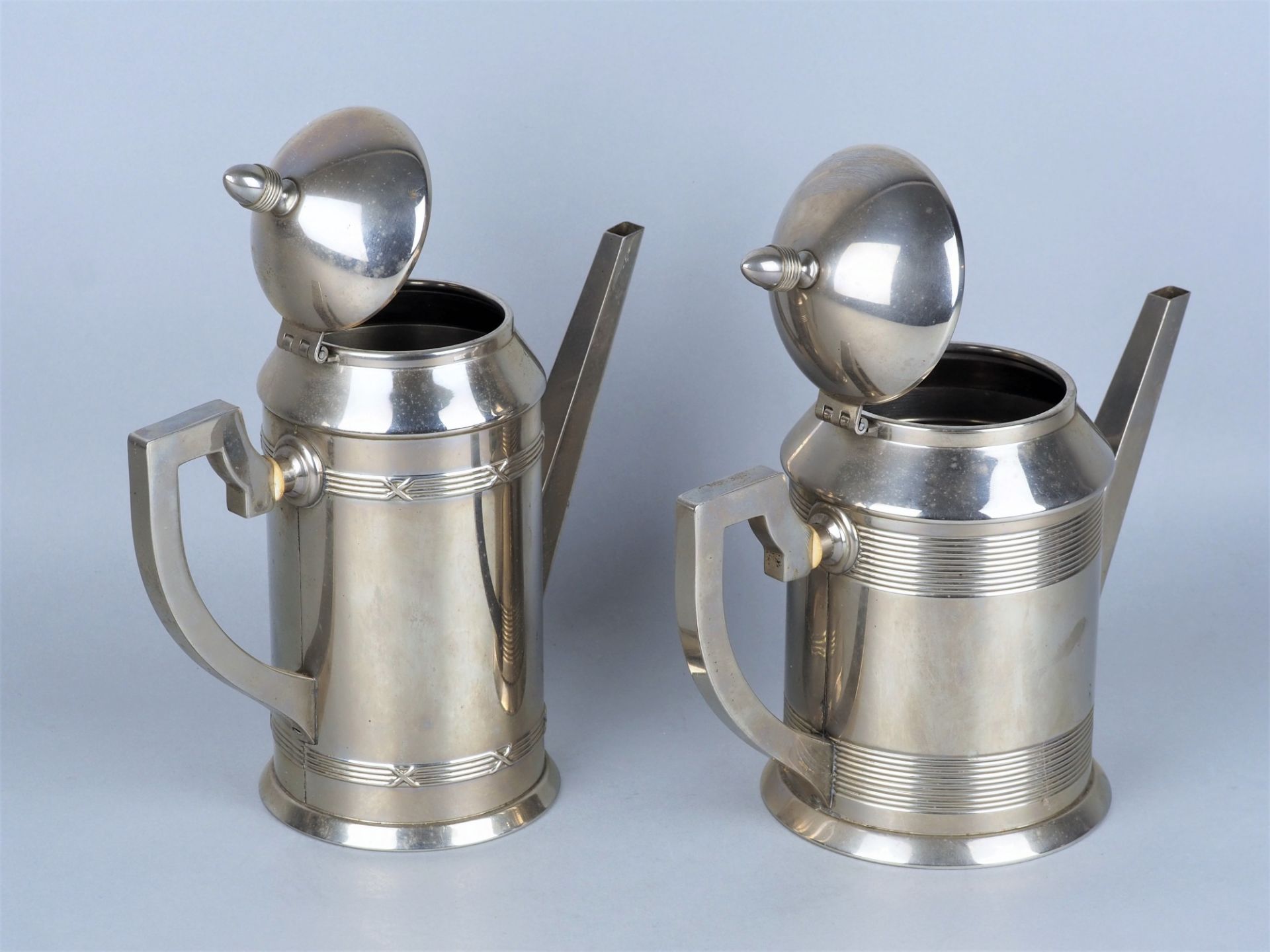 2 coffee pots Art Deco, 1920s. - Image 2 of 2
