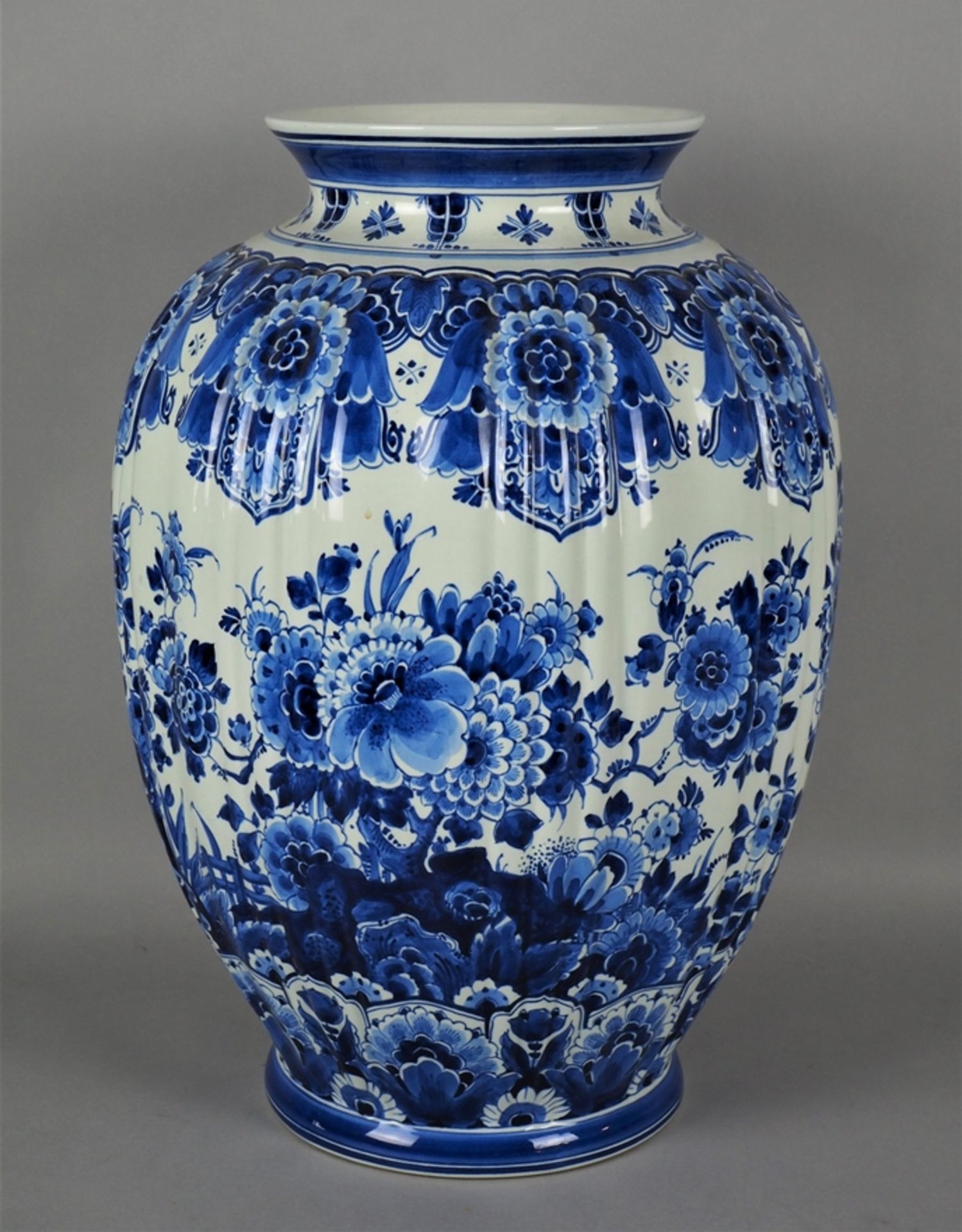 Large floor vase Delft, 1880 - Image 2 of 4