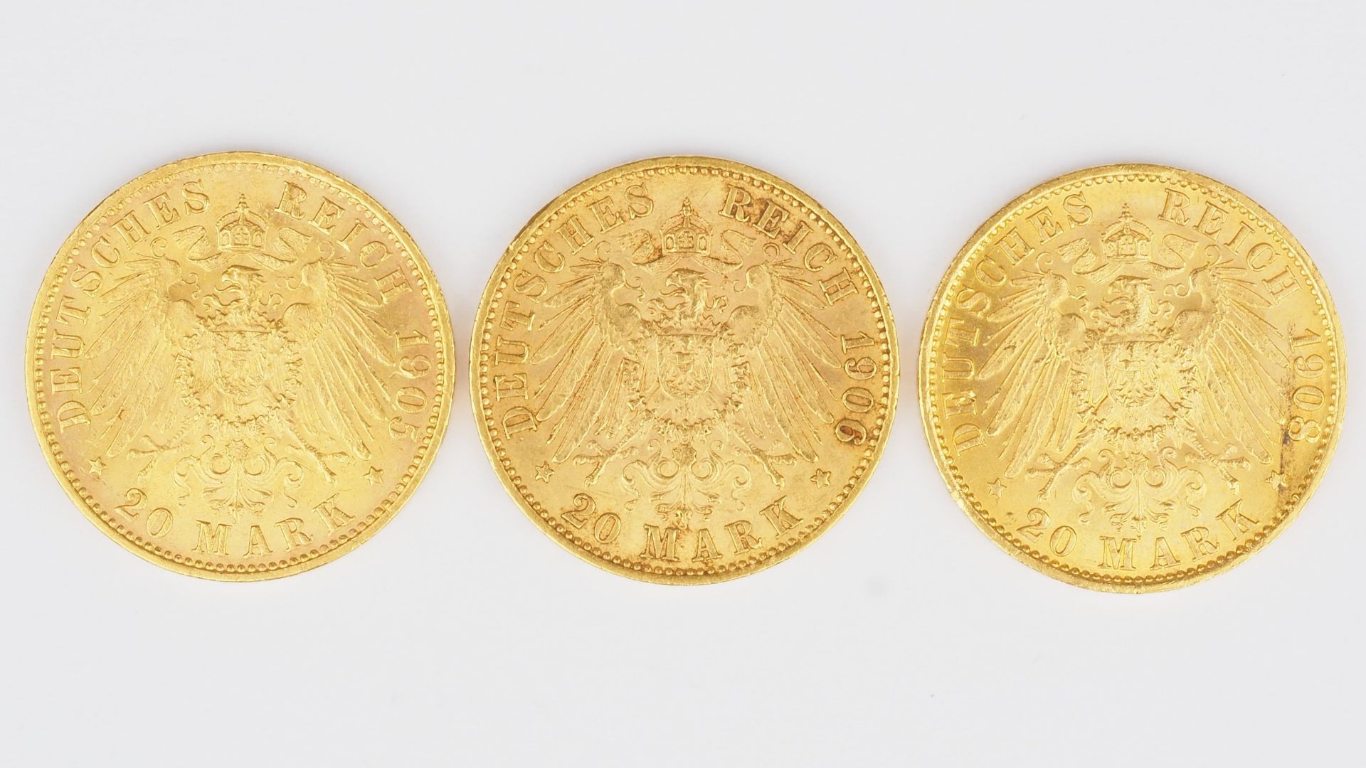 20 Mark Goldmünzen - Preußen, Wilhelm II. - Bild 2 aus 3