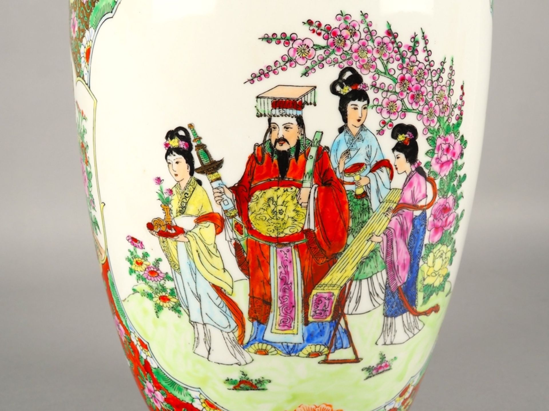 Antike chinesische Vase (Jarrón), China Mitte 20. Jh. - Bild 3 aus 5