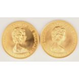 Goldmünzen Bahamas 50 Dollars „Independence 1973“