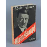 MEIN KAMPF, von Adolf Hitler, 1933, 2. Band, Taschenbuch