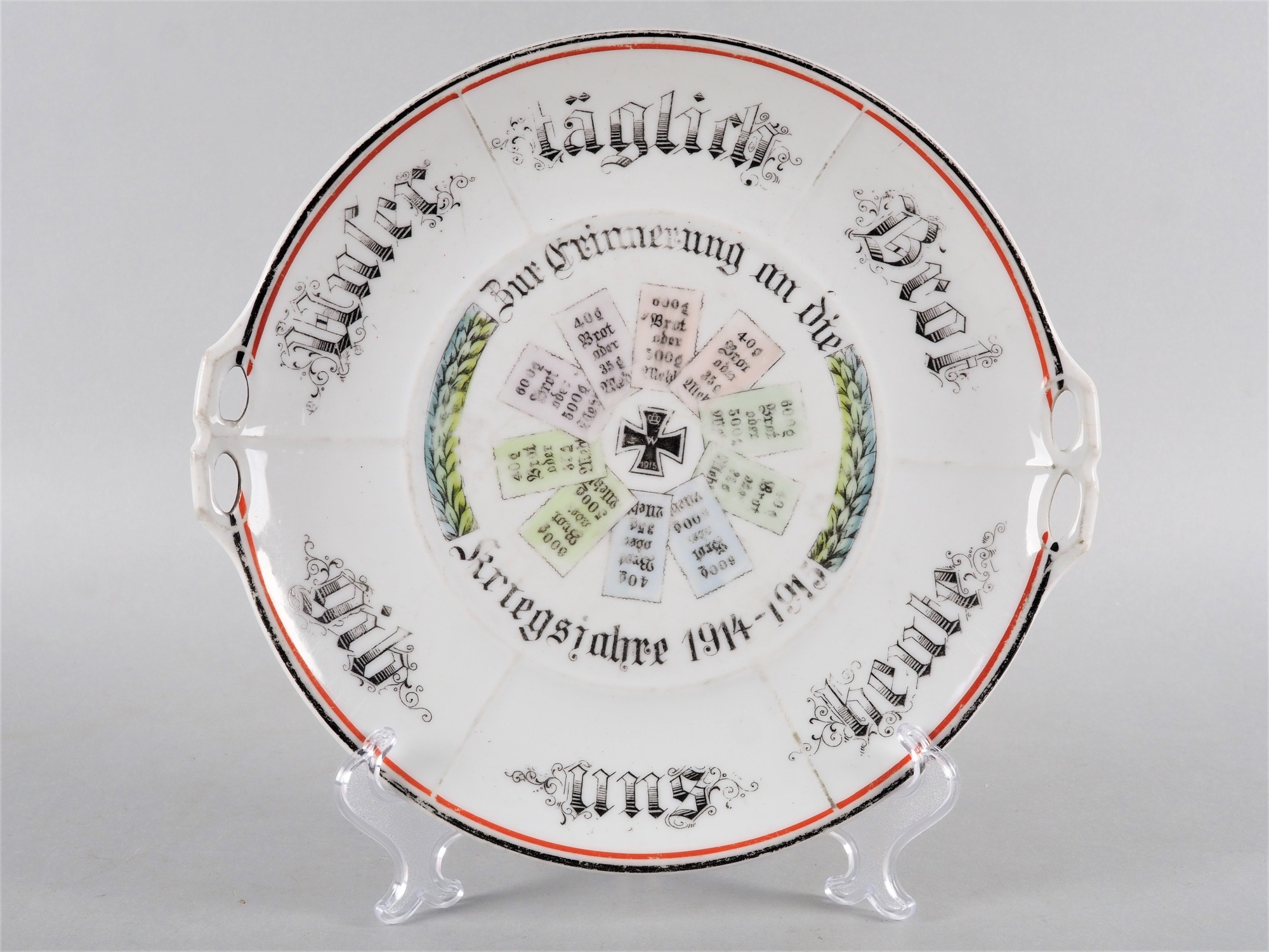 Commemorative plate World War 1, 1915