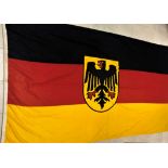 BRD: Große Bundesdienstflagge 340 x 180cm, wohl 1970/80er