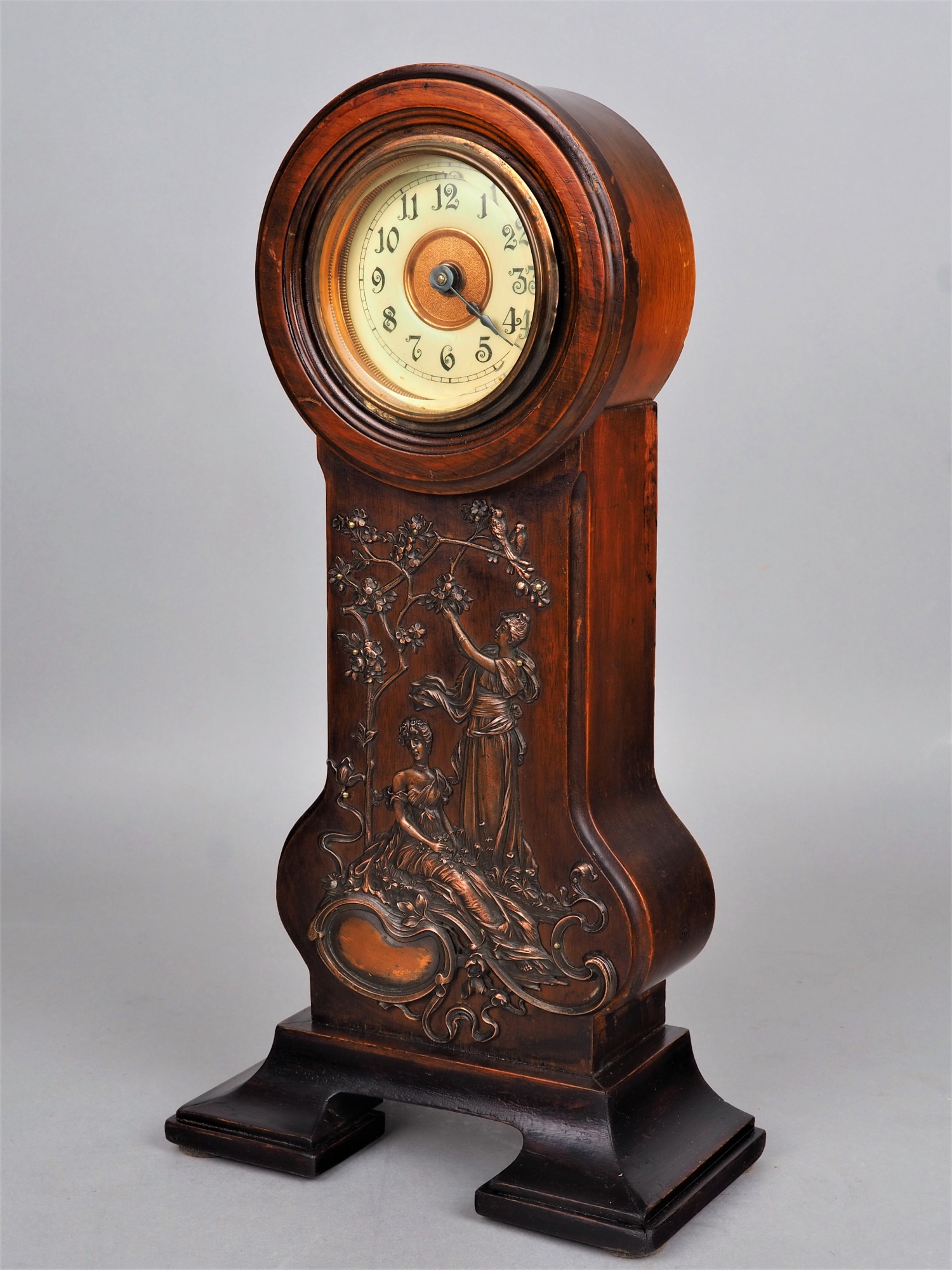Miniature grandfather clock "Junghans" around 1900