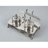 Antique silver writing set, Italy