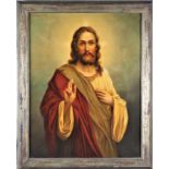 Großes Jesus Gemälde, sign. F. Müller 1931
