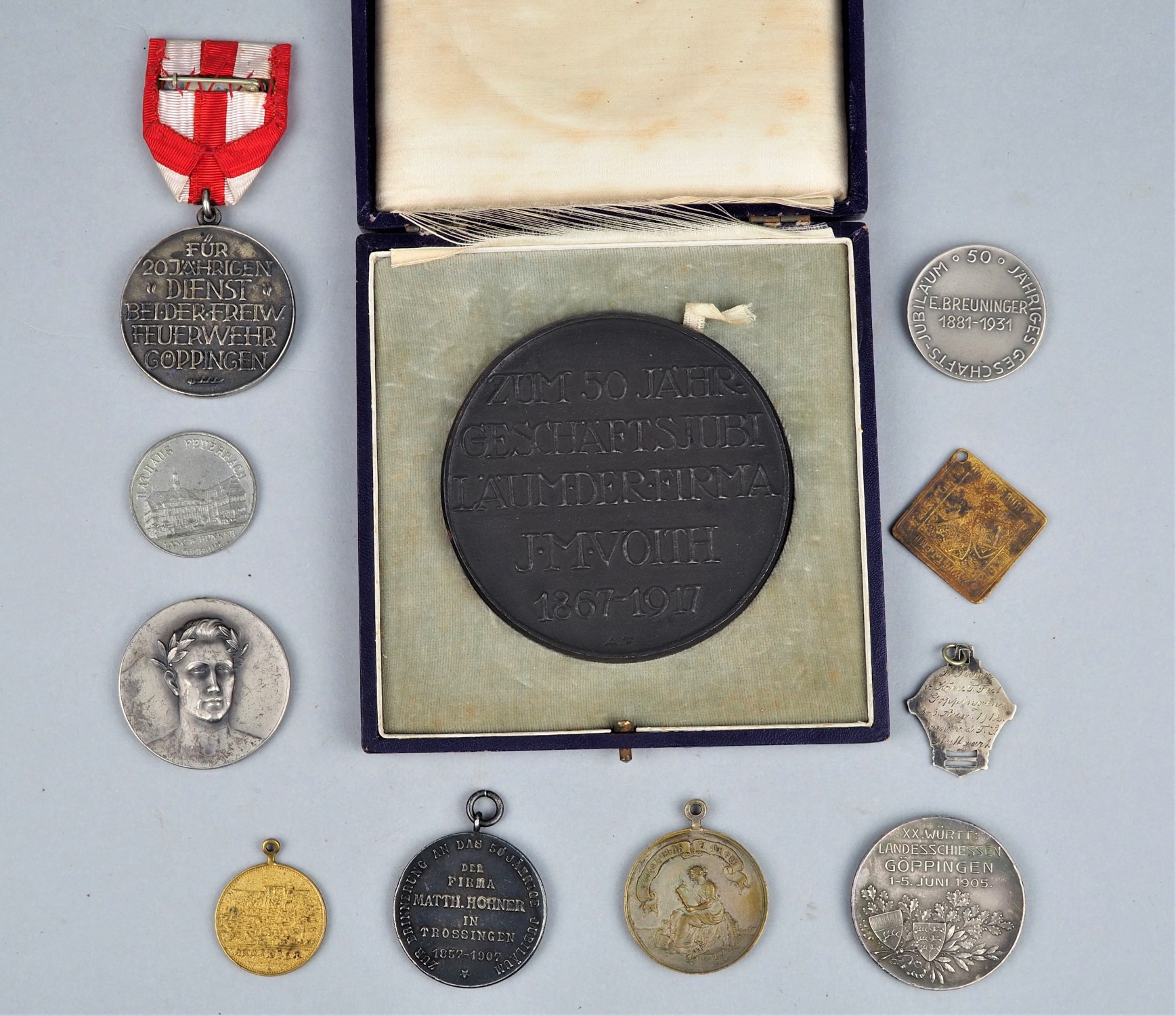 Mixed lot of rare medals Kingdom of Württemberg, around 1900 - Image 2 of 2