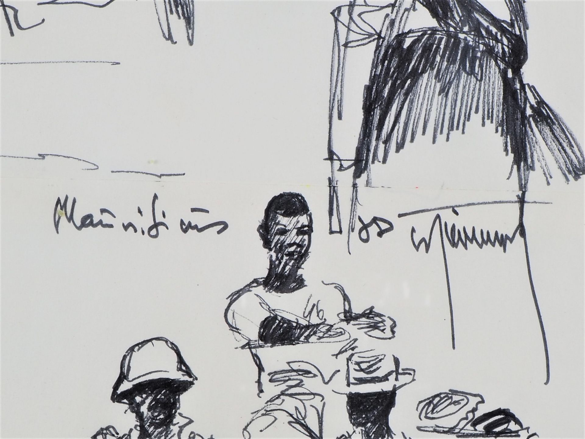 Reinhold W. Timm (1931 Stettin - 2001 Berlin) - Zeichnungen Mauritius, 1988 - Bild 2 aus 2