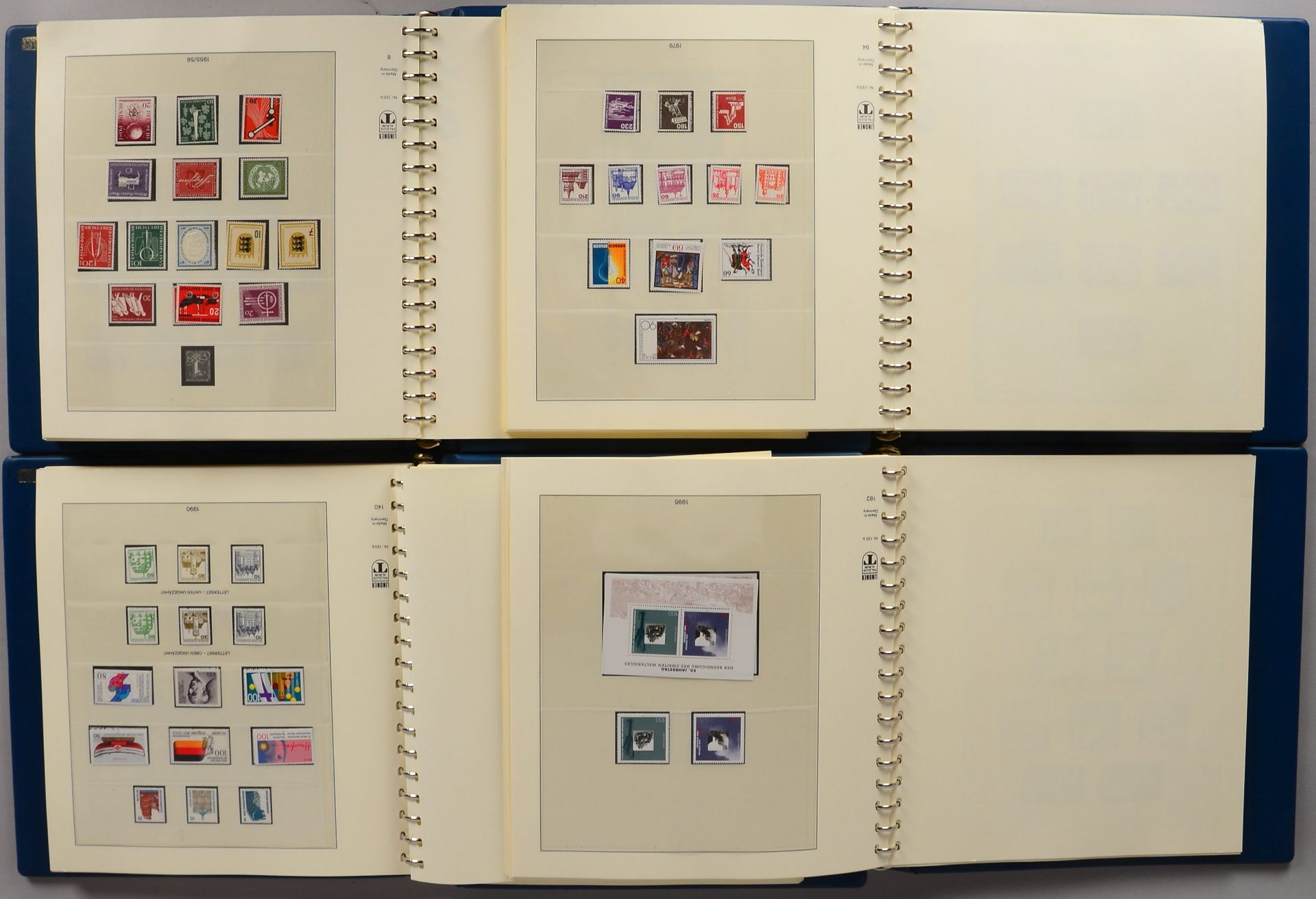 Briefmarken, 1949 - 1999: &#039;Bund&#039;, xx und gestempelt gesammelt - Sammlung in 4x Lindner Fal - Image 2 of 4