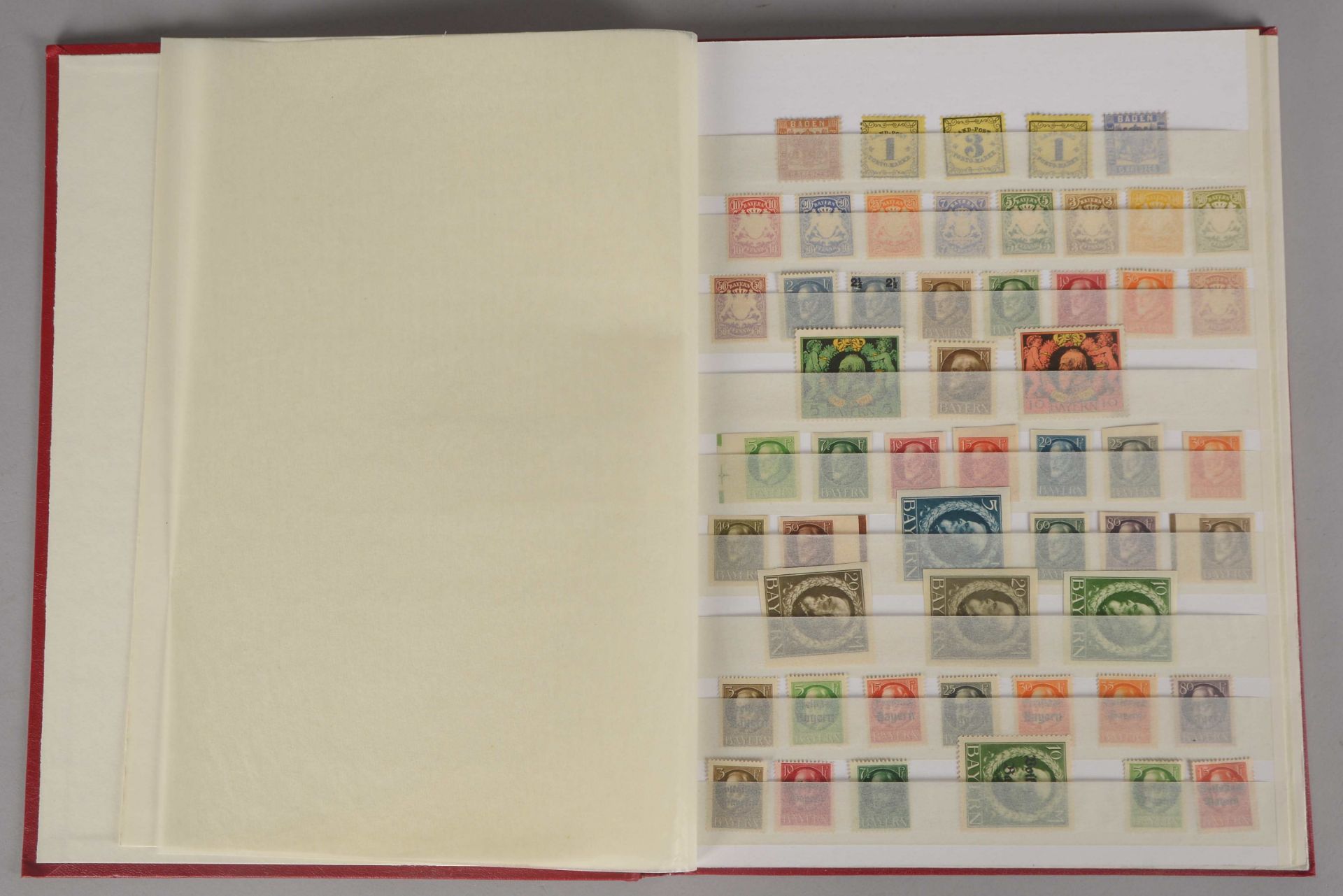 Briefmarkensammlung, Diverses: &#039;Bayern&#039; ab ca. 1854, &#039;Danzig/Memel&#039;, &#039;III: