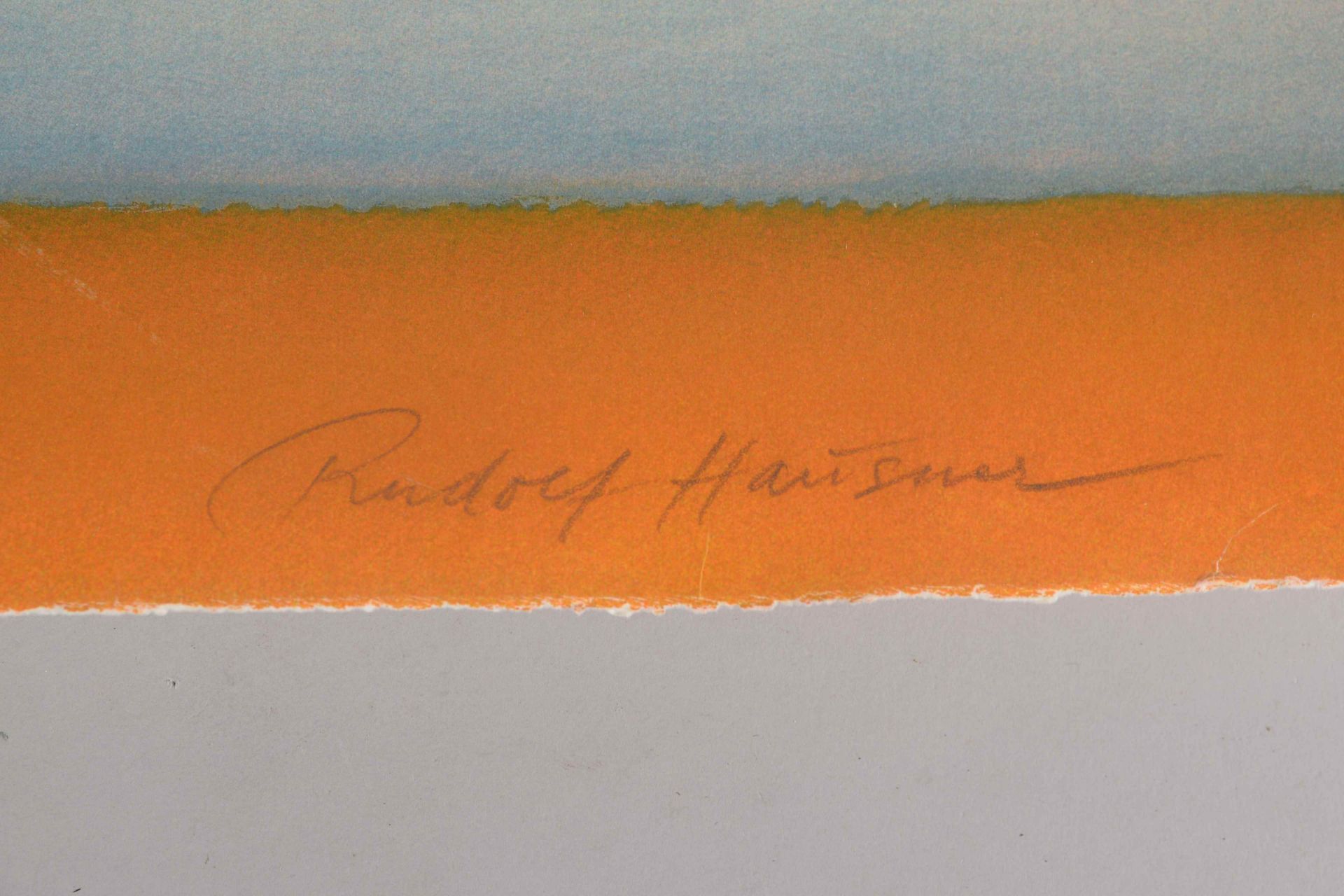Hausner, Rudolf, 'Baum der Lüste', Farblithografie, Auflage-Nr. '9/300', bleisigniert; Maße 60 x 80  - Bild 2 aus 2