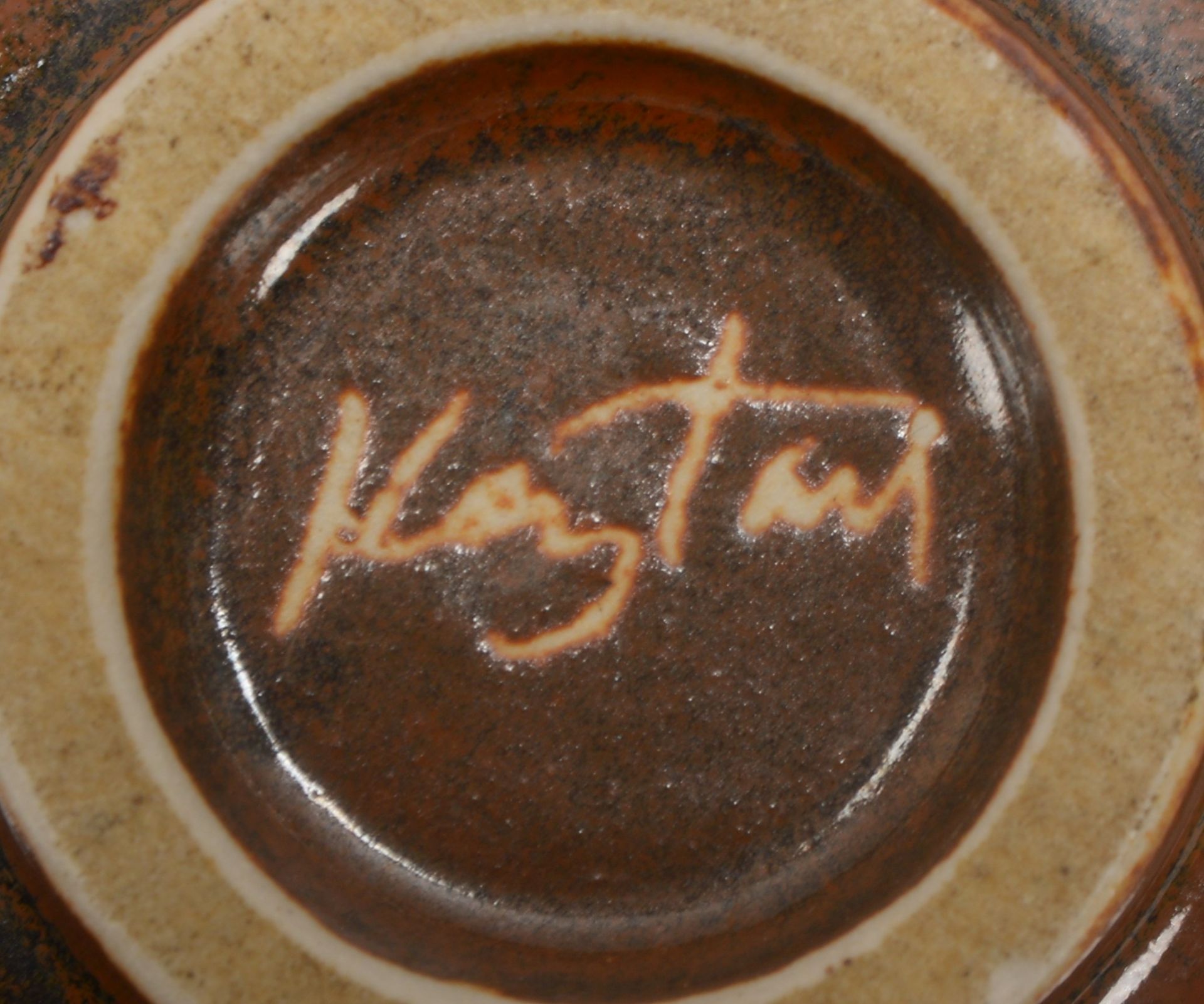 Kerstan, Horst (1941 - 2005), 2 Künstlerkeramiken/Vasen, Steinzeug, jeweils mit Künstlermonogramm/Si - Bild 4 aus 4