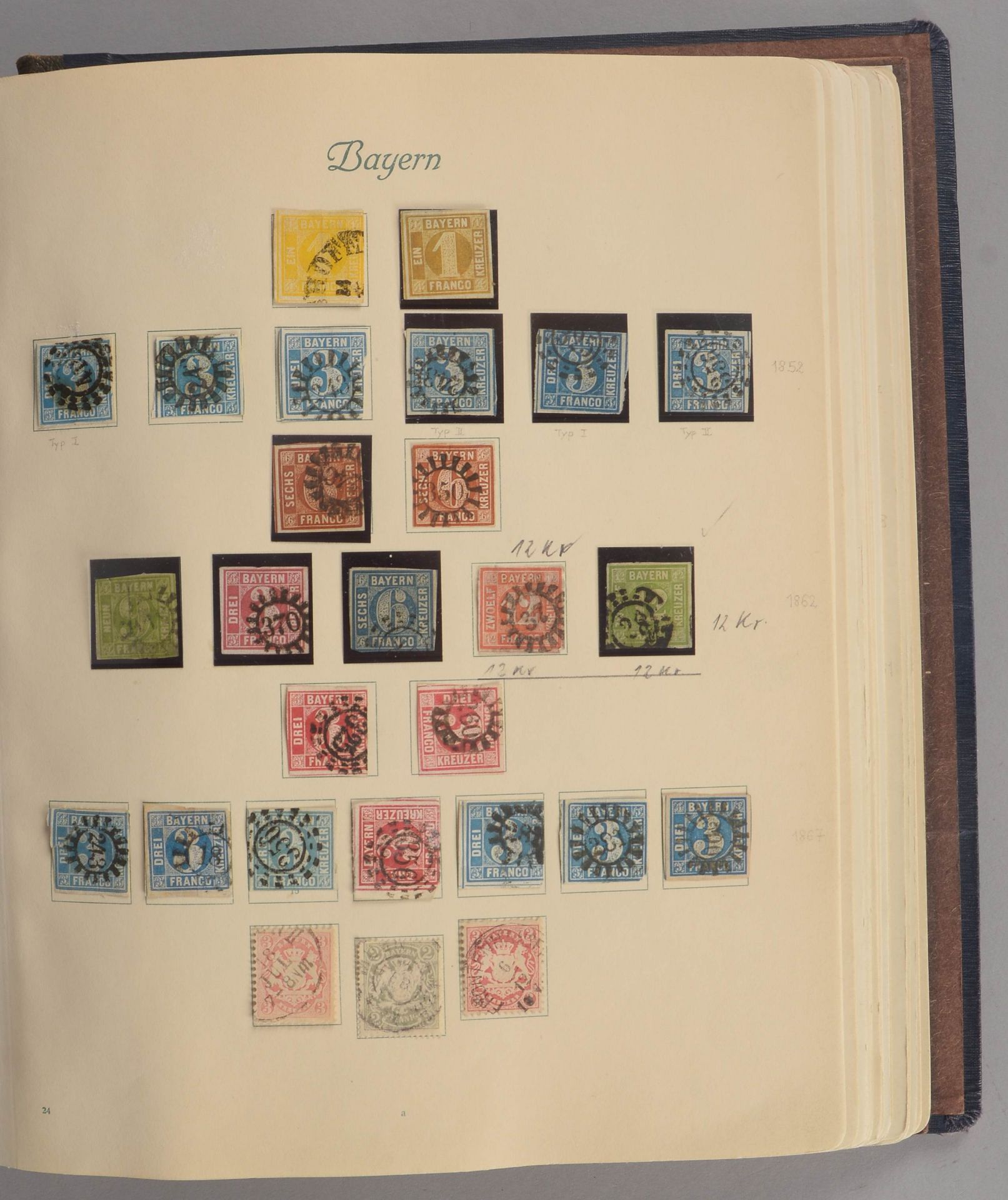 Briefmarkensammlung, 'Altdeutsche Staaten' 1852 - 1920: ab 'Baden', 'Bayern', 'Bremen' mit Phil-Brie - Bild 2 aus 5
