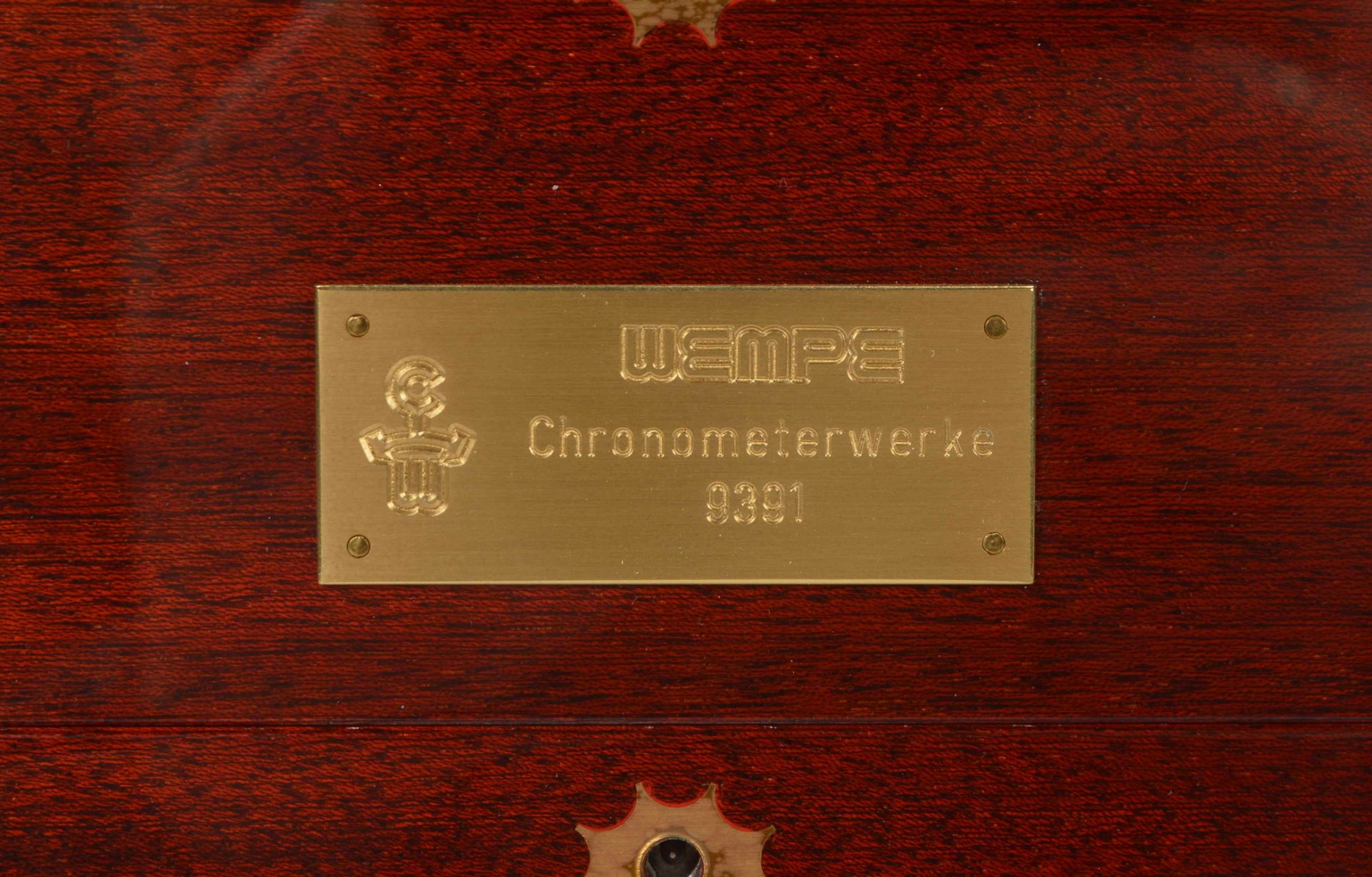 Wempe Chronometerwerke/Hamburg, &#039;Das mechanische Schiffs-Chronometer&#039;, kardanisch gelagert - Image 3 of 4