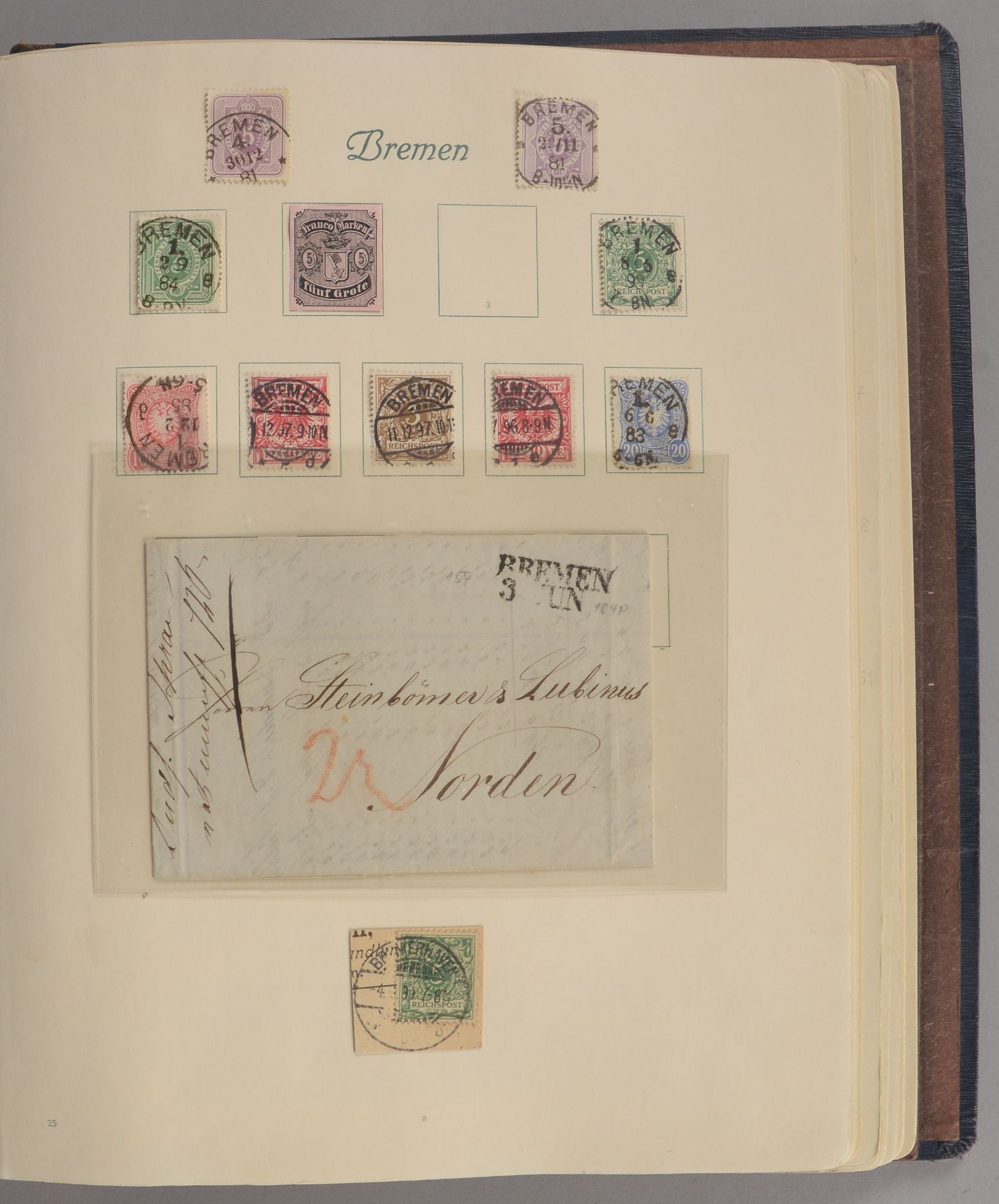 Briefmarkensammlung, 'Altdeutsche Staaten' 1852 - 1920: ab 'Baden', 'Bayern', 'Bremen' mit Phil-Brie - Bild 3 aus 5