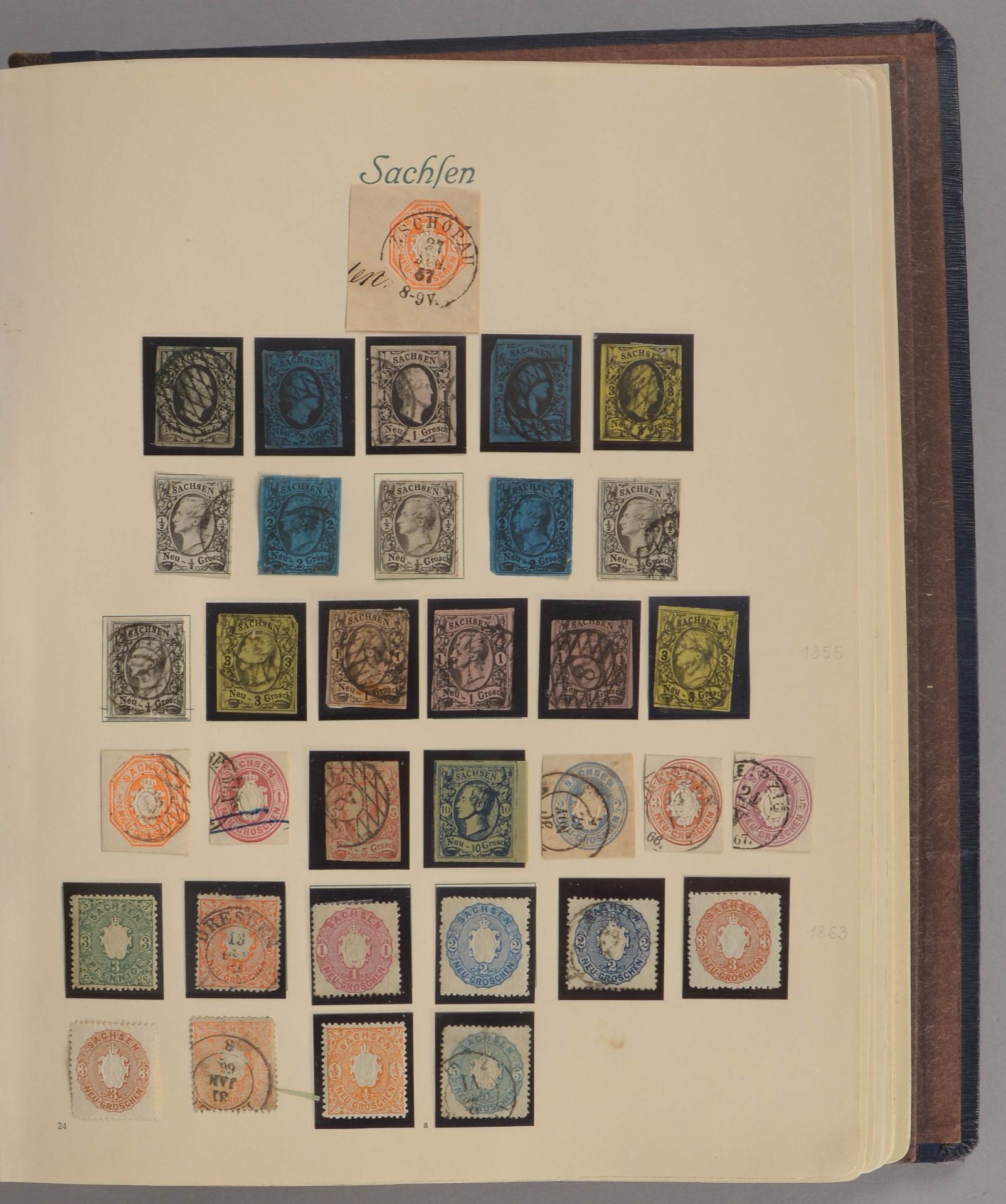 Briefmarkensammlung, 'Altdeutsche Staaten' 1852 - 1920: ab 'Baden', 'Bayern', 'Bremen' mit Phil-Brie - Bild 4 aus 5