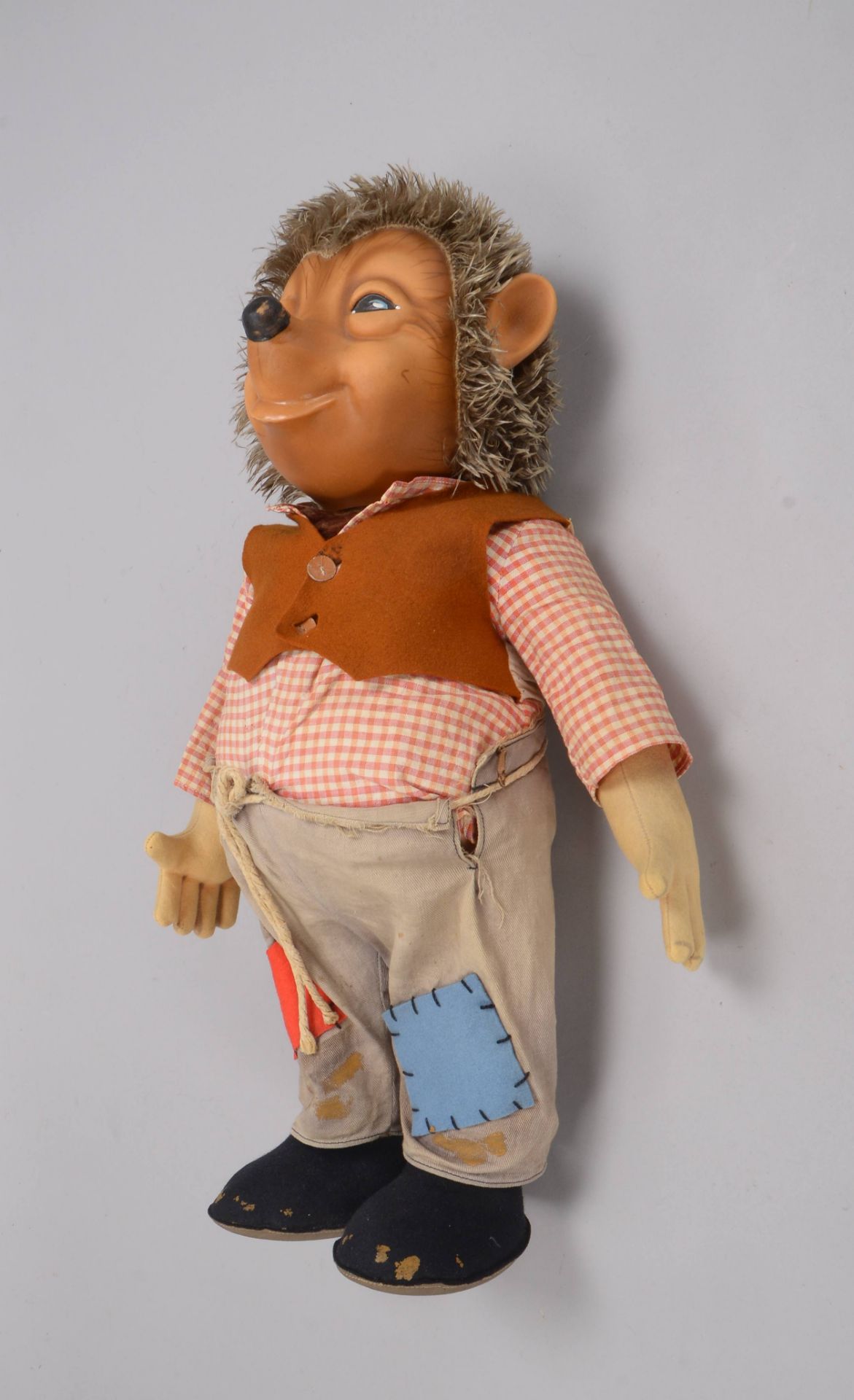 Steiff-Sammlerfigur, 'Mecki' (nach Ferdinand Diehl-Filmfigur), große Ausführung, Figur mit original  - Bild 2 aus 2