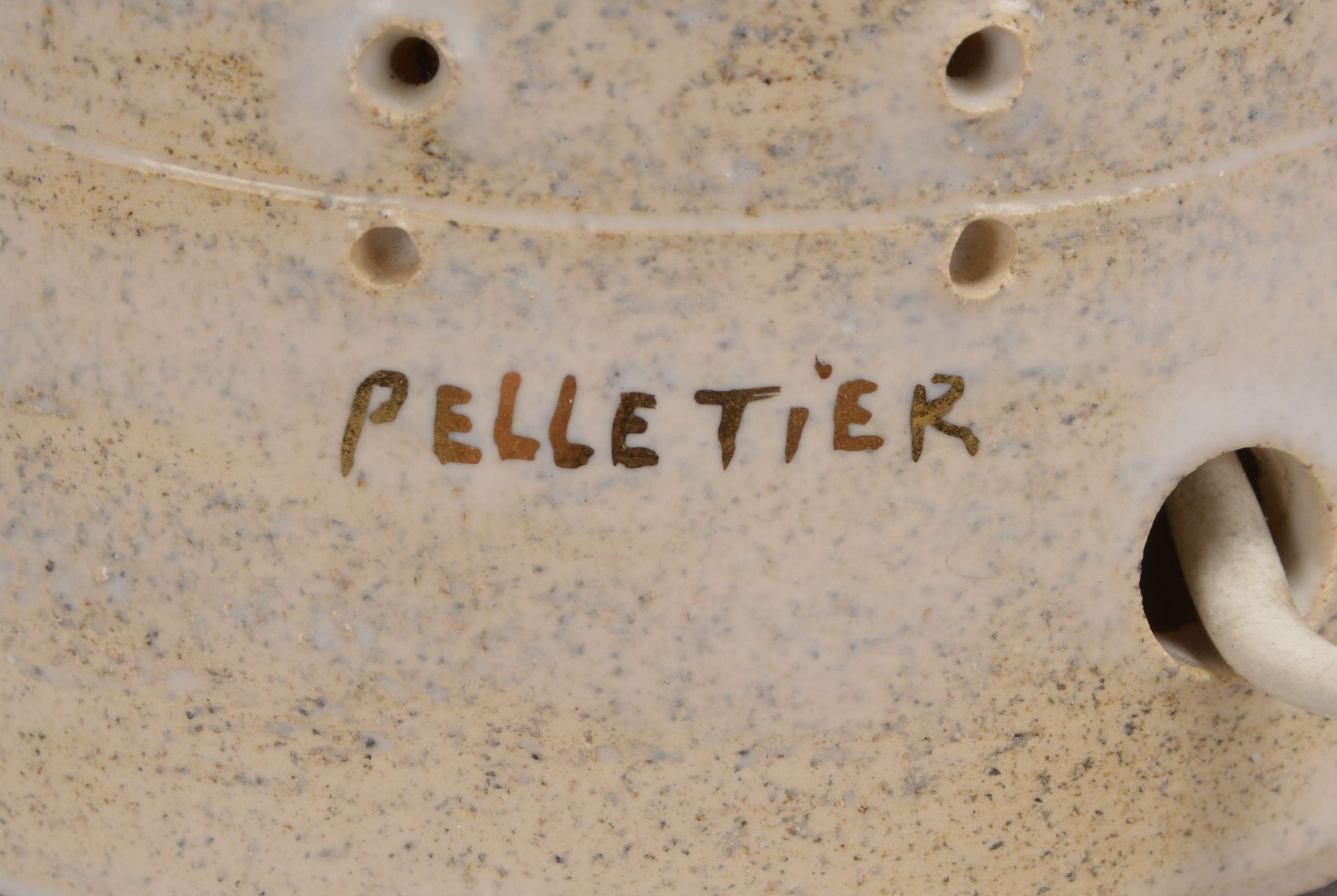 Pelletier, Georges (*1938 Br&uuml;ssel), K&uuml;nstlerkeramik, Tischlampe, &#039;Soleil&#039; (um 19 - Image 2 of 2