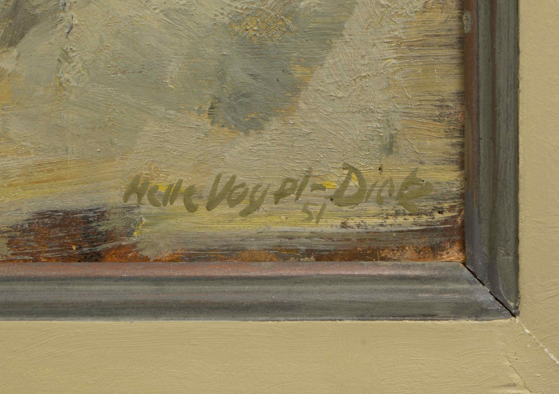 Vogel-Dietz, Hede (*1917 Friedrichshafen/Bodensee - ?, deutsche Malerin; Ehefrau des Malers und Graf - Bild 2 aus 3
