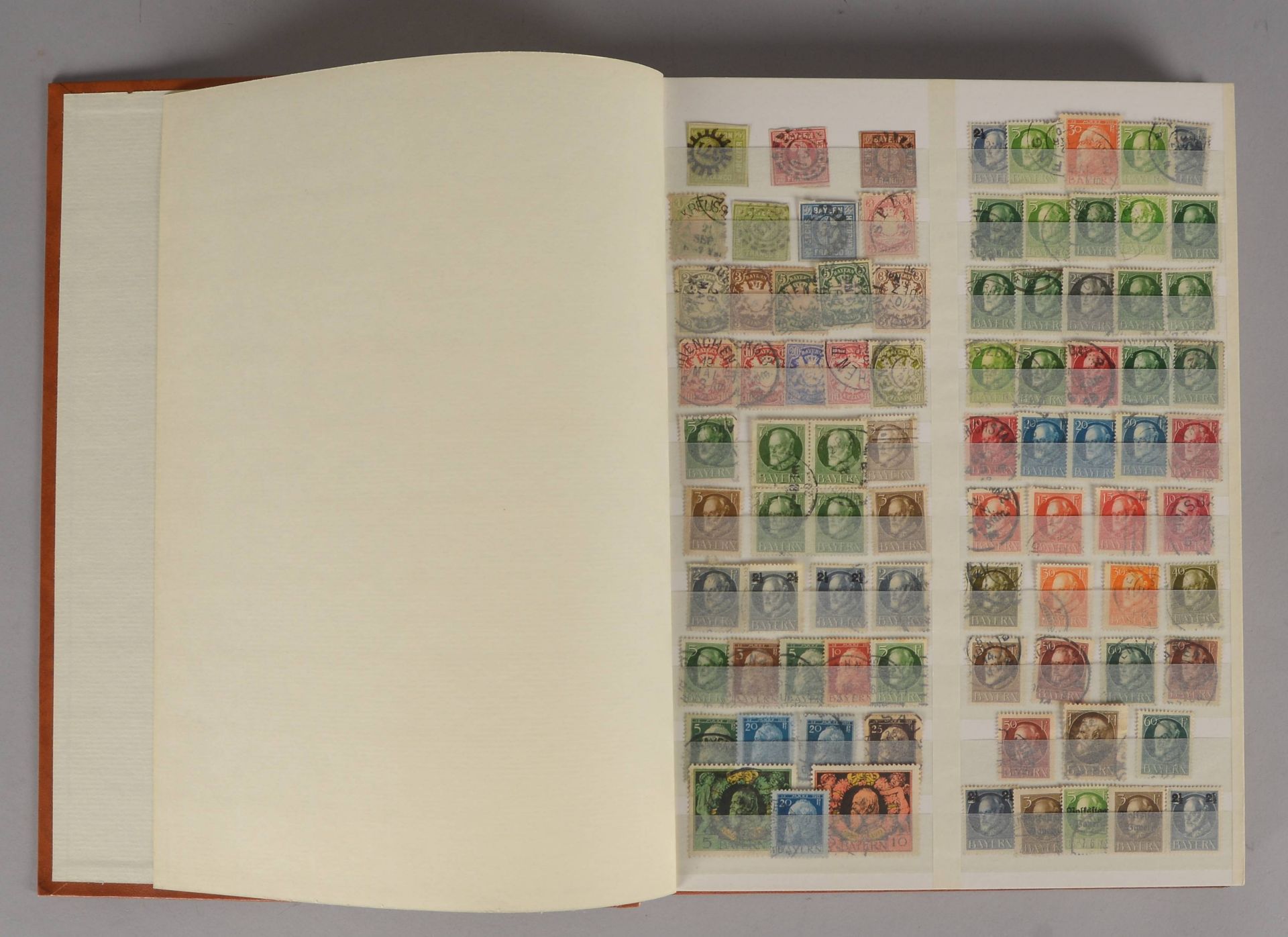 Briefmarkensammlung, 1852 - 1948: beginnend mit &#039;Bayern&#039;/sog. &#039;Quadrate&#039;, &#039;