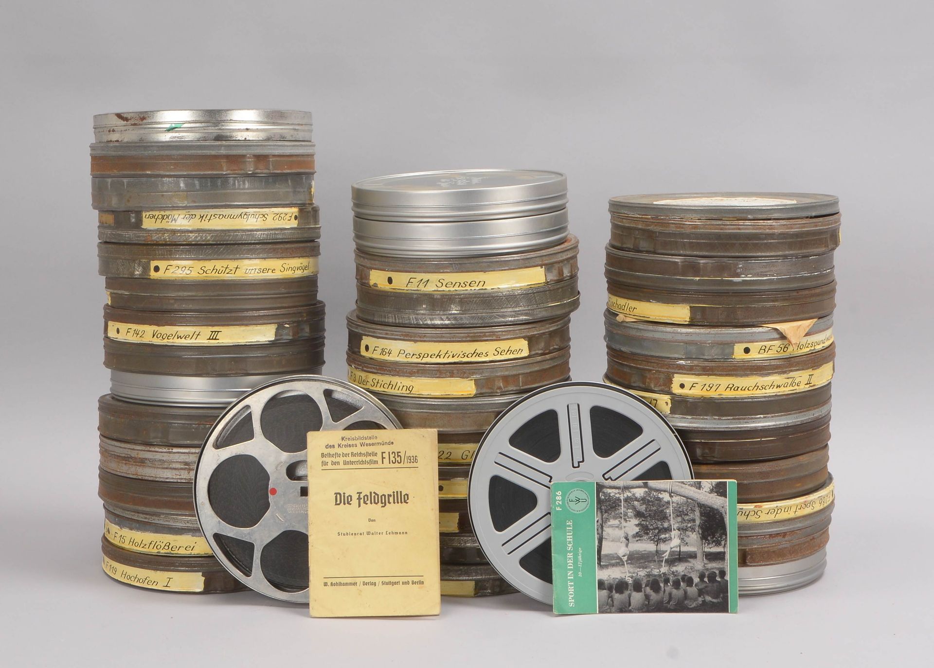 Gro&szlig;es Konvolut alter Filmaufnahmen (1930er, 1940er und 1950er Jahre), verschiedene Themenschw